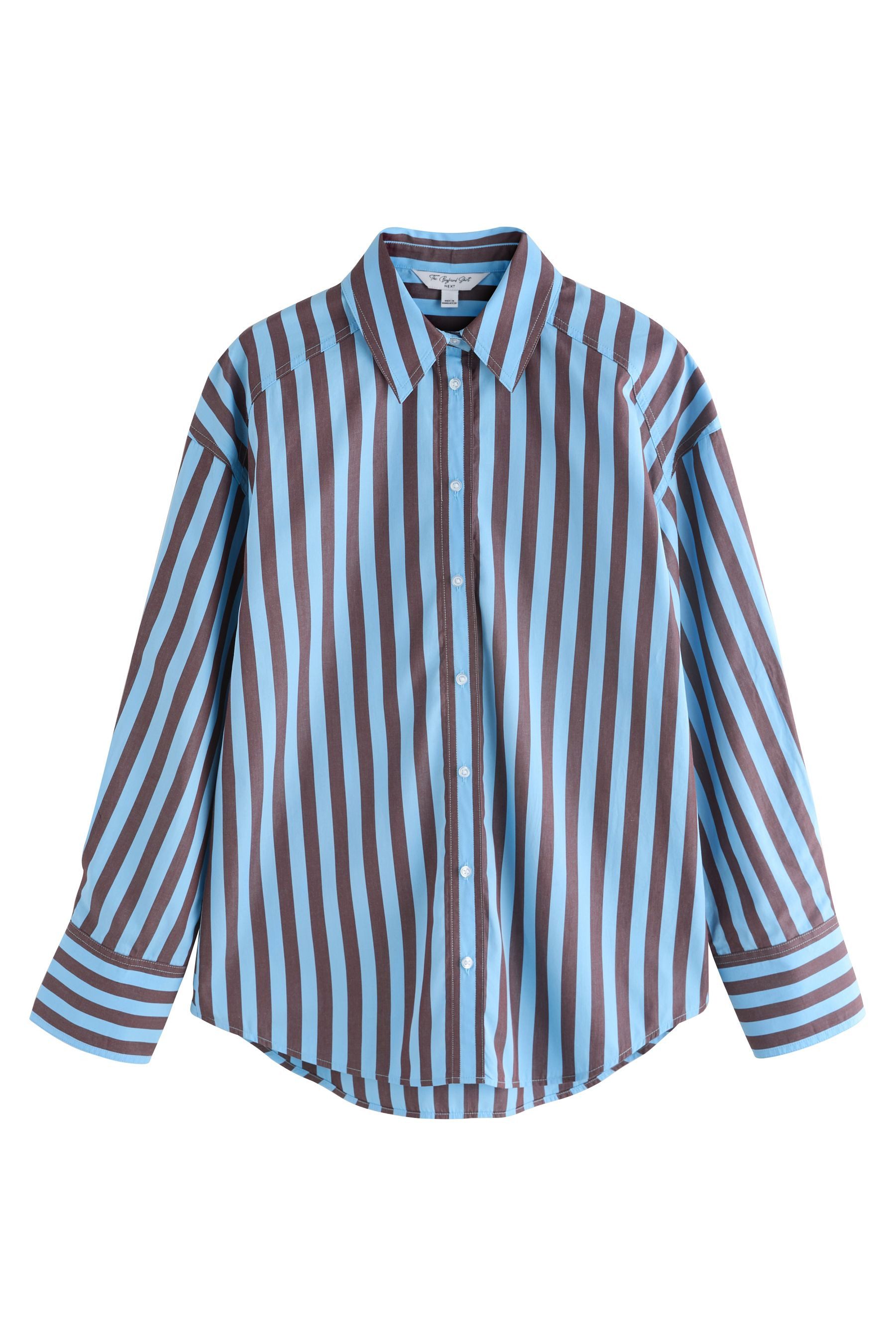 Next Langarmhemd Oversized Fit Boyfriend-Hemd mit langen Ärmeln (1-tlg) günstig online kaufen