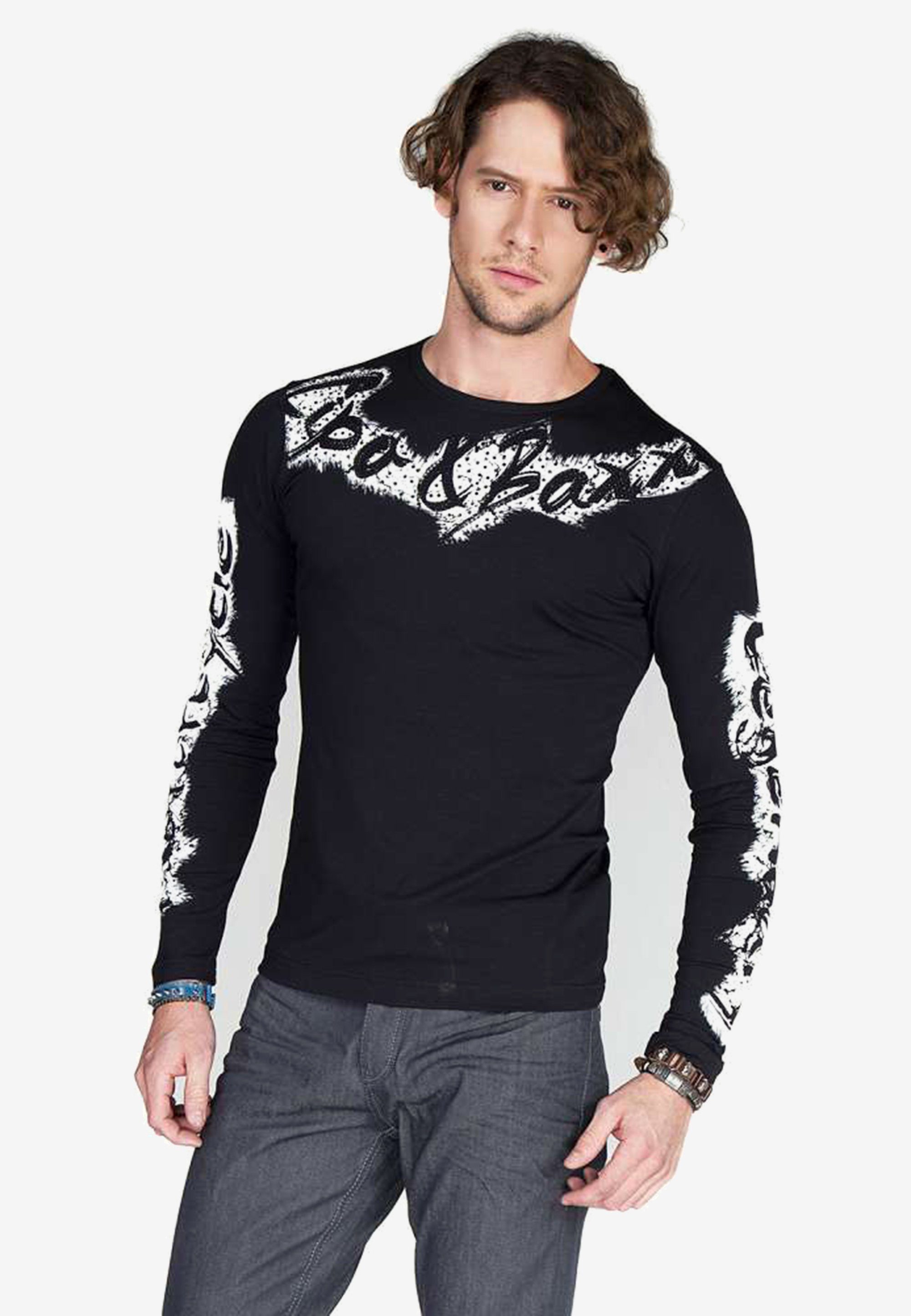 markanten Baxx mit Markenschriftzügen & Cipo Sweatshirt
