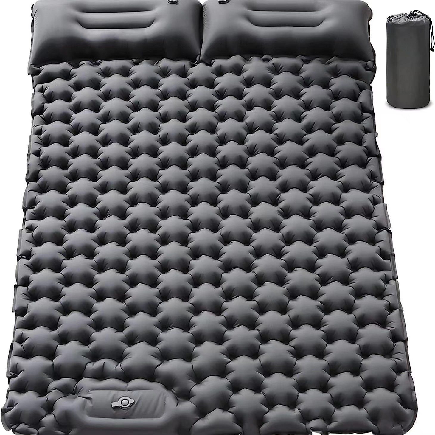 Fivejoy Isomatte Footsteps Outdoor Aufblasbares Pad Selbstaufblasende Schlafmatte, (Camping-Luftmatratzen für Backpacking, Wandern, Reisen)