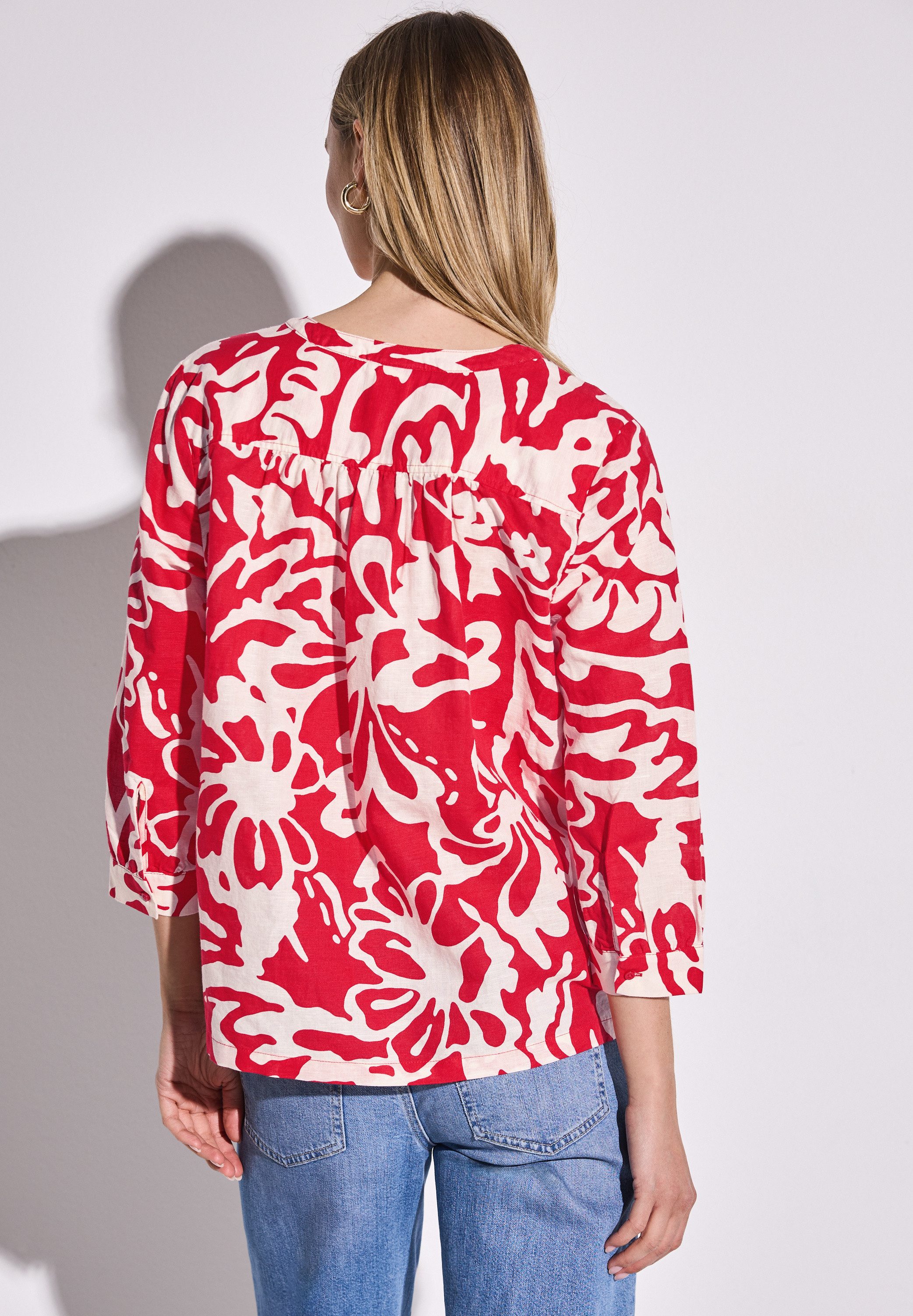 STREET ONE Klassische Bluse mit All-Over günstig online kaufen