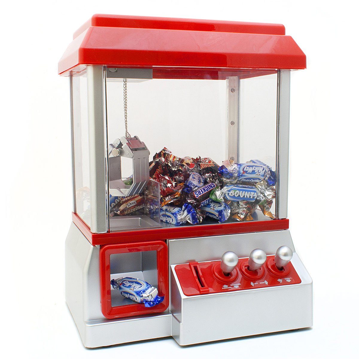 GOODS+GADGETS Spieltisch Candy Grabber Süßigkeitenautomat (Spielautomat), Süßigkeiten Greifautomat mehr