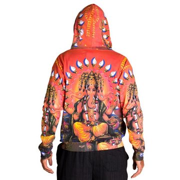 PANASIAM Wolljacke Kapuzenjacke "Ganesha"