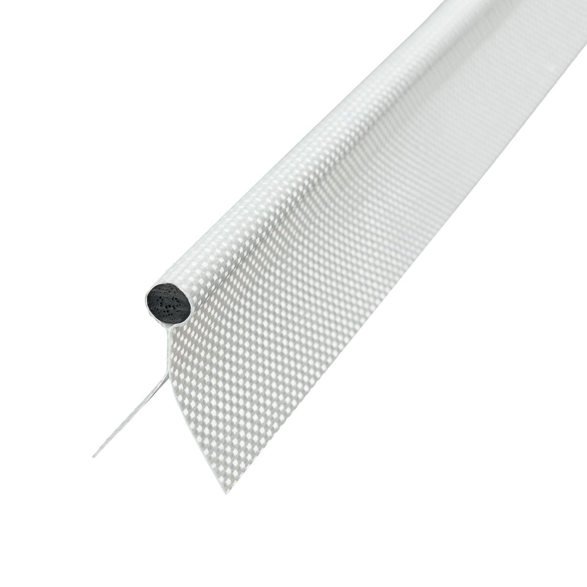 LYSEL® Versteifungsband Keder Kederband Zeltkeder 5,50mm doppelfahnig weiß, (1-St), 1000 mm [L]