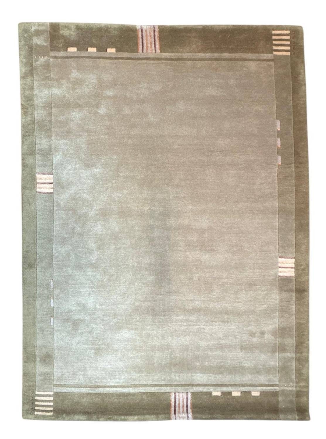 Rug Studios Teppich VENUS NEPAL - HANDGEKNÜPFT MODERN, Rechteckig, Höhe: 20 mm, Handgeknüpft, 170 x 240 cm, Beige-Braun
