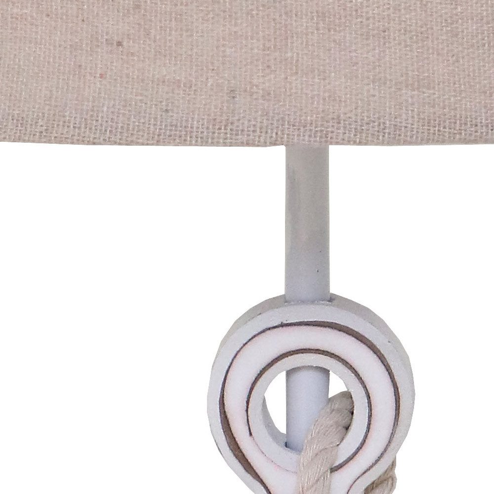 Grafelstein Tischleuchte Tischlampe WHITE ANCHOR weiß beige mit Anker und J günstig online kaufen