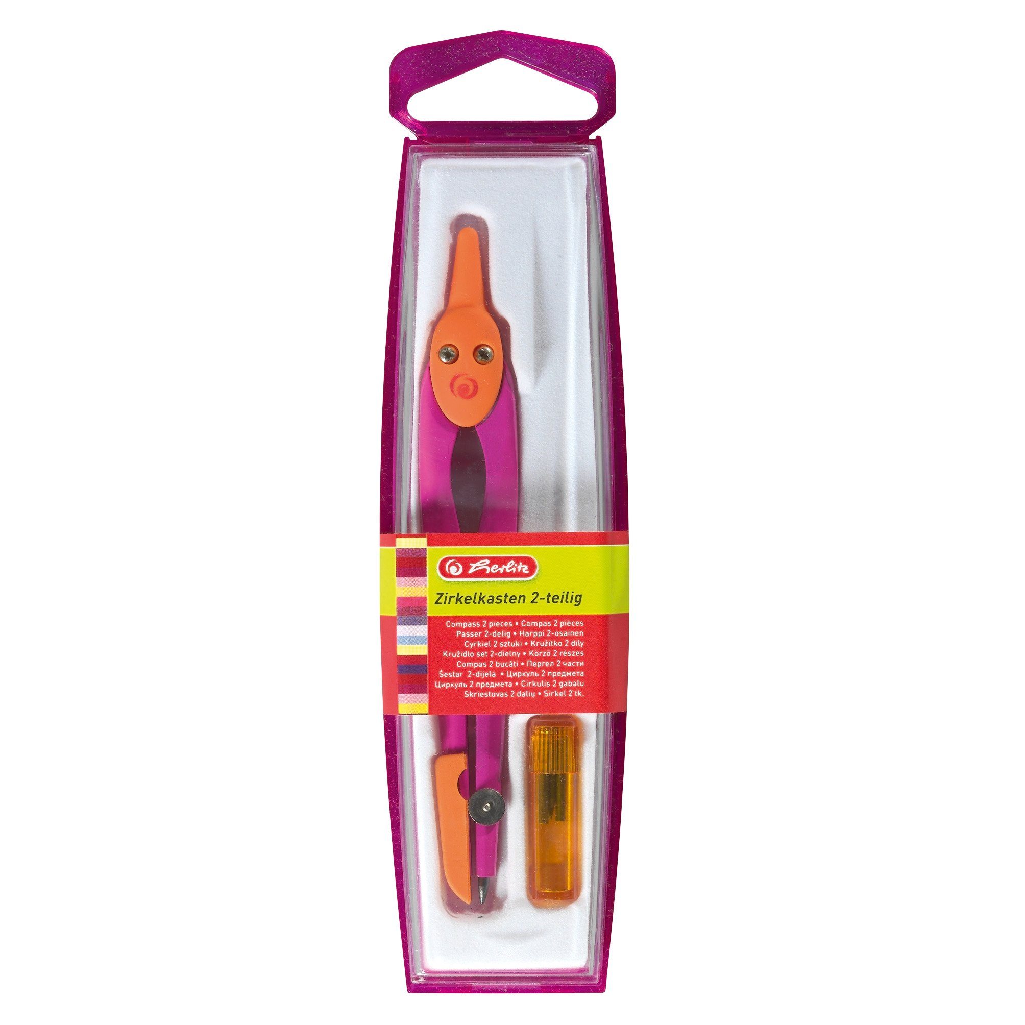 Herlitz Zirkel Herlitz Zirkelkasten / Farbe: pink