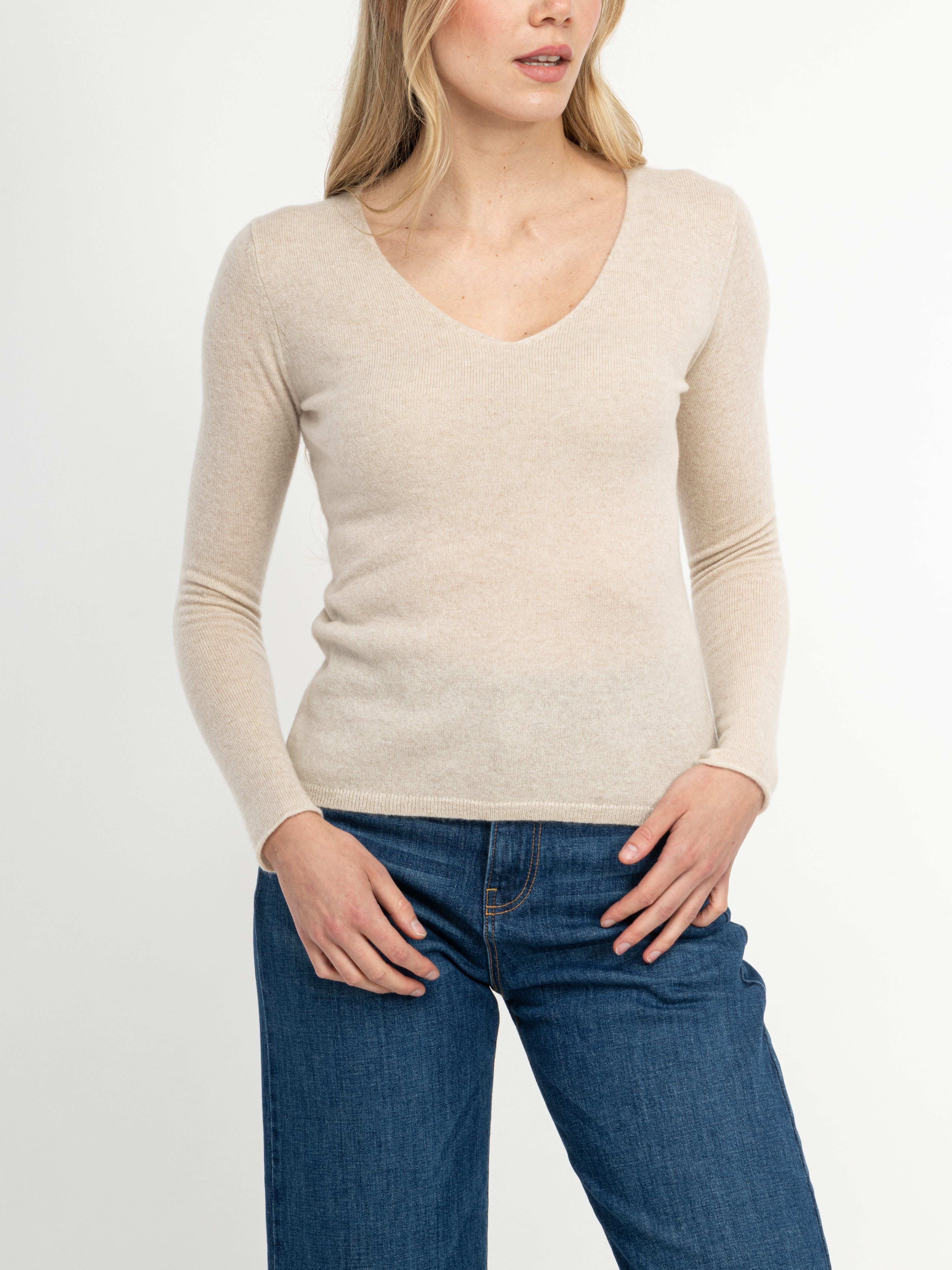 maracujaaa V-Ausschnitt-Pullover MILO CASHMERE günstig online kaufen