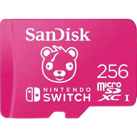Sandisk microSDXC™-Karte für Nintendo Switch™ Fortnite Edition Speicherkarte (256 GB, 100 MB/s Lesegeschwindigkeit)
