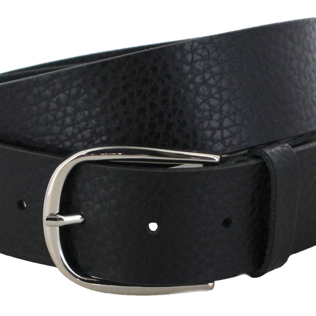 Vanzetti Ledergürtel V5542 Black Metallic Damen Ledergürtel Schwarz