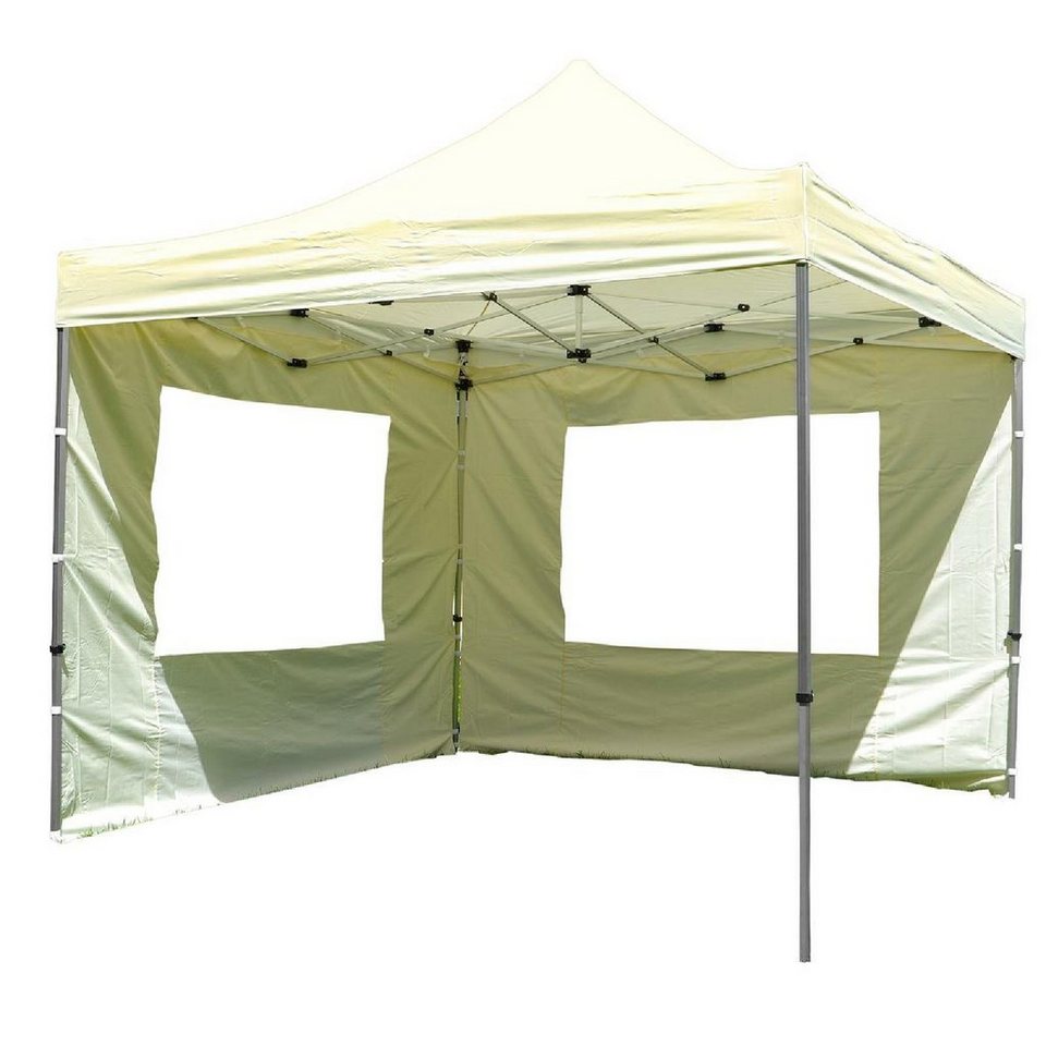 VCM Pavillon »Falt Pavillon 3x3m champagner+ Seitenteile