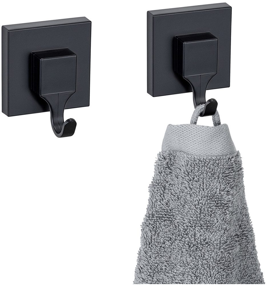 WENKO Wandhaken Vacuum-Loc® Modell Quadro, (Set, günstig online kaufen