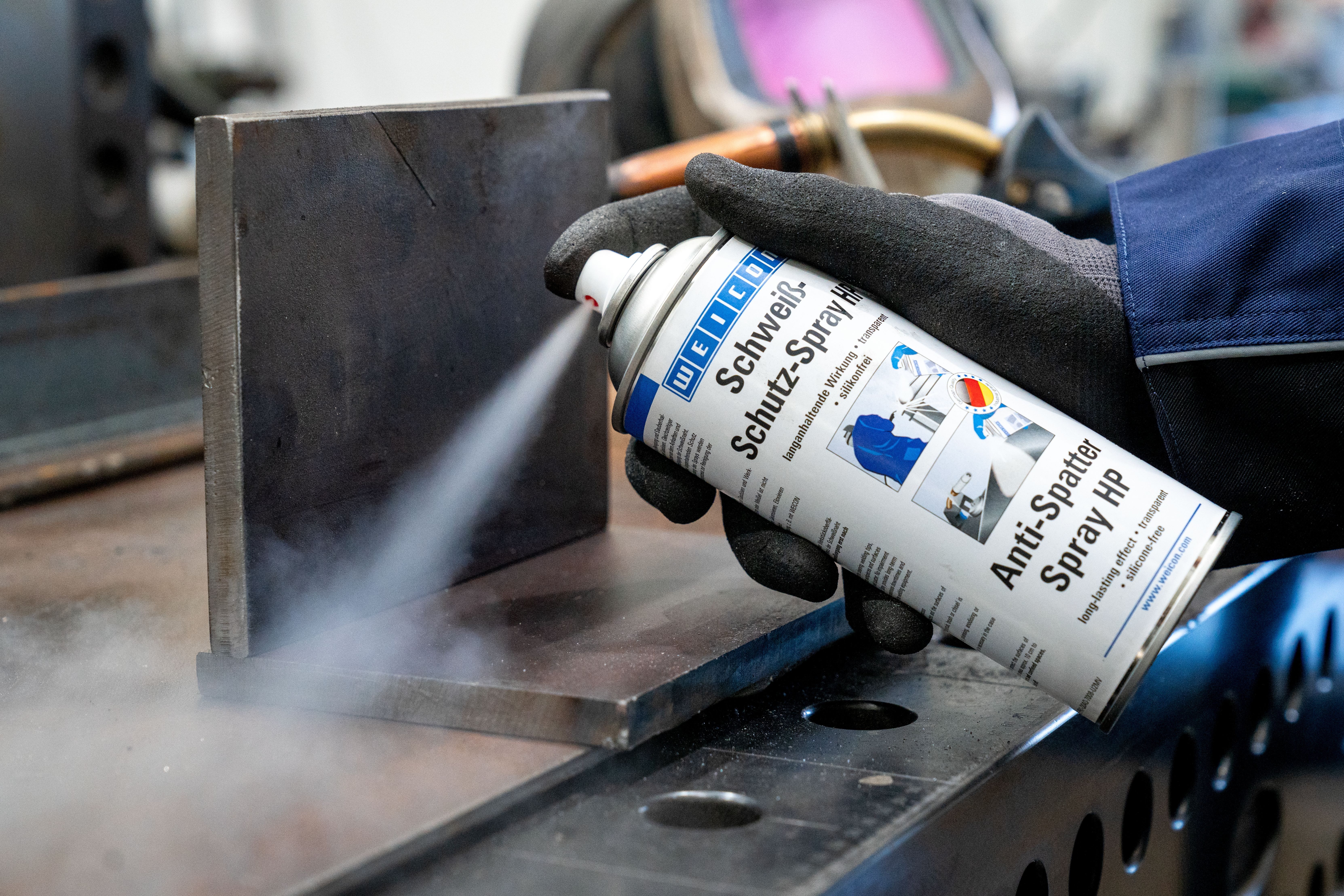 WEICON Formen-Trennspray Schweißschutz-Spray HP, 0.4, schützt vor der Anhaftung und Einwirkung von Schweißspritzern