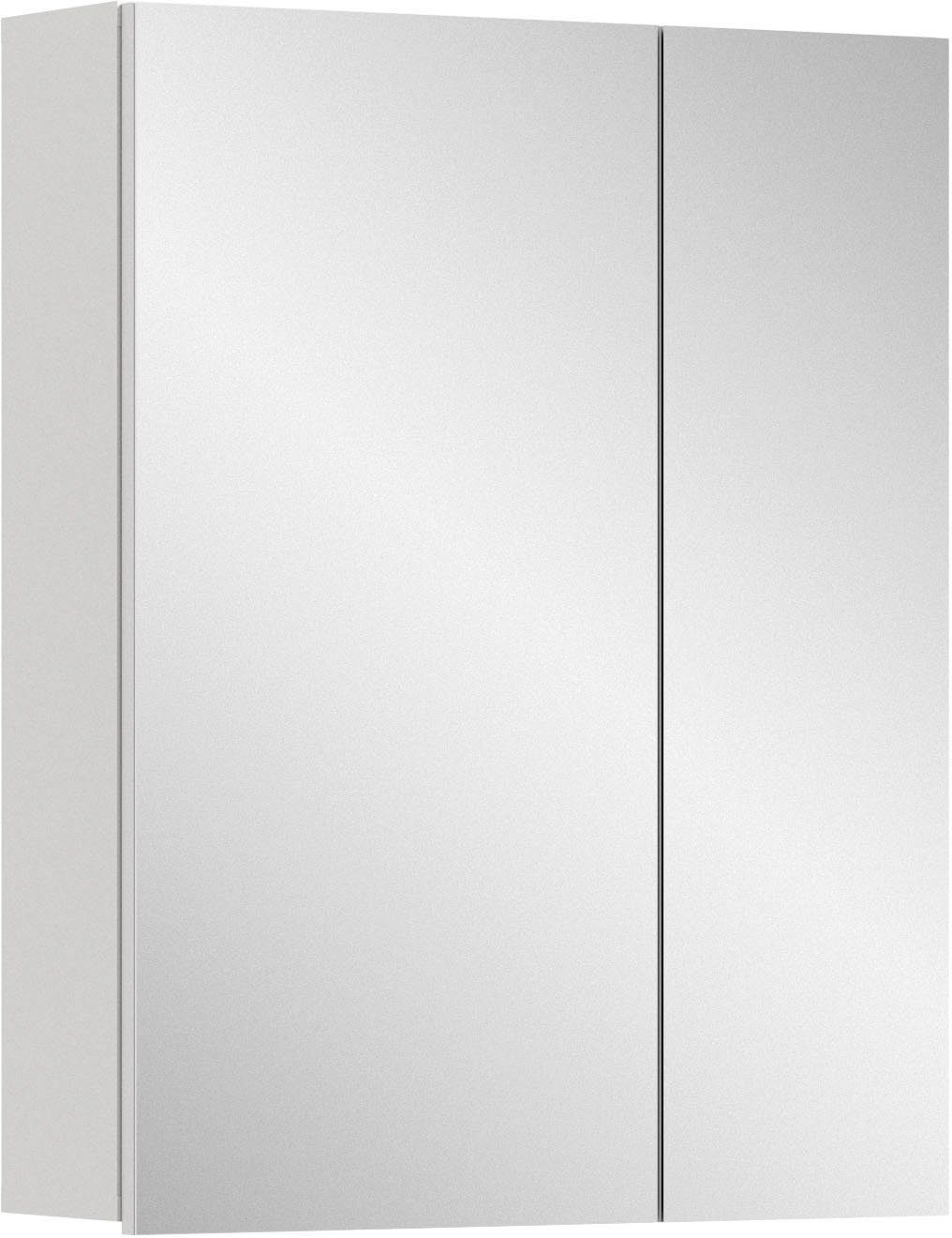 welltime Spiegelschrank "BIEL, TOPSELLER, Breite 60 cm, 2 Türen, 2 Einlegeb günstig online kaufen
