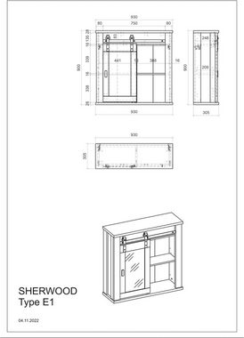 Home affaire Küchenzeile Sherwood, Breite 264 cm, mit Herdumbauschrank, ohne E-Geräte