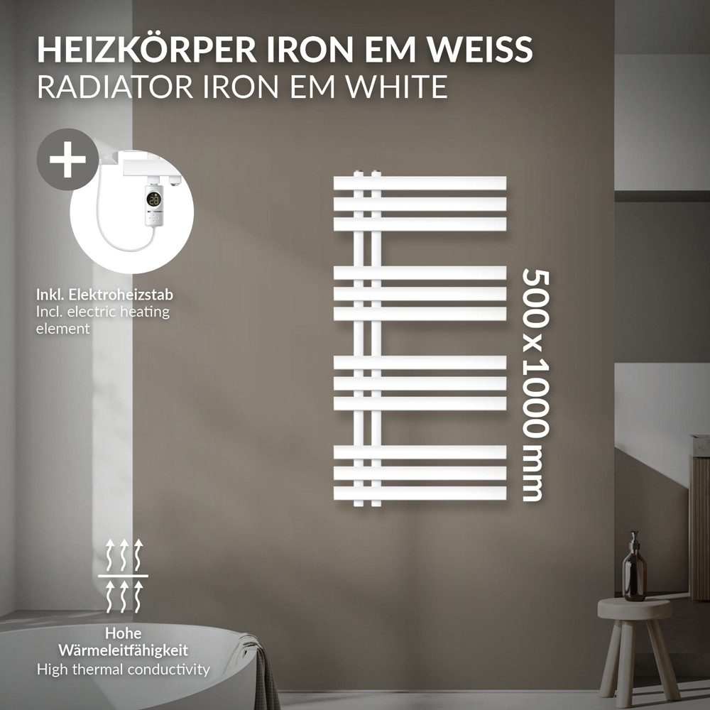 LuxeBath Badheizkörper Iron EM Heizkörper Handtuchtrockner günstig online kaufen