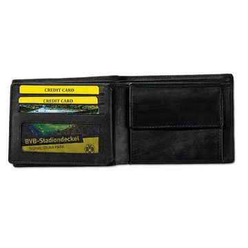 BVB Geldbörse BVB-Ledergeldbörse (Packung, 1-tlg., Wallet), Leder