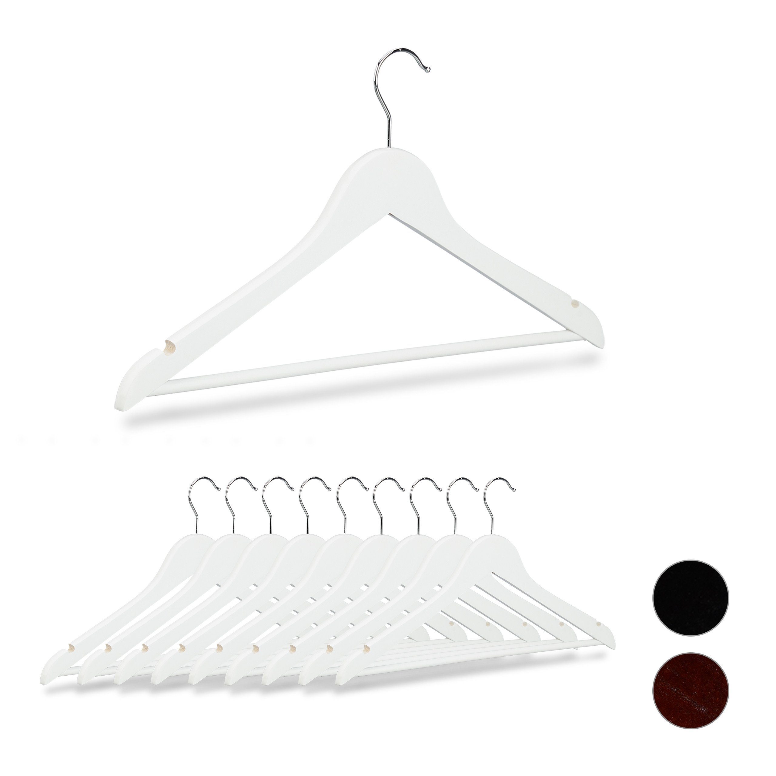 Silber-Galvanik Aufhänger, Kleiderbügel Kunststoff-Beschichtung, Silber  Kunststoff Kleiderbügel für Hemd