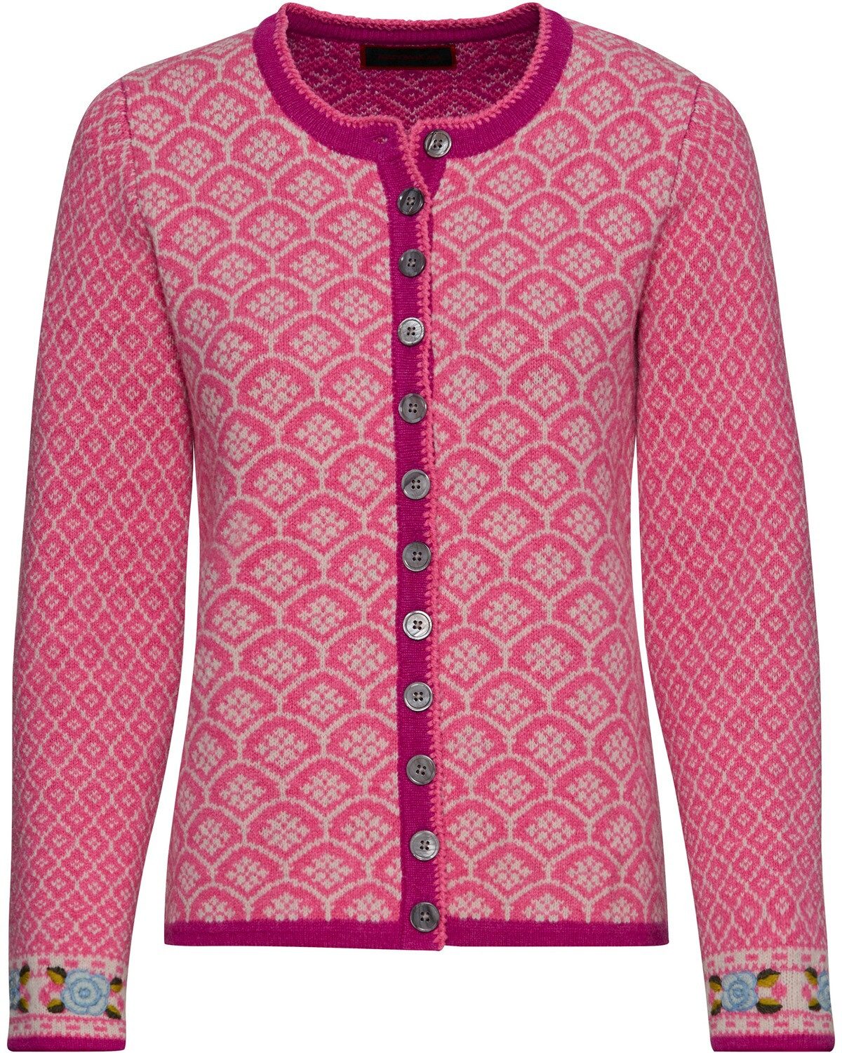Strickjacke Jacquard-Strickjacke