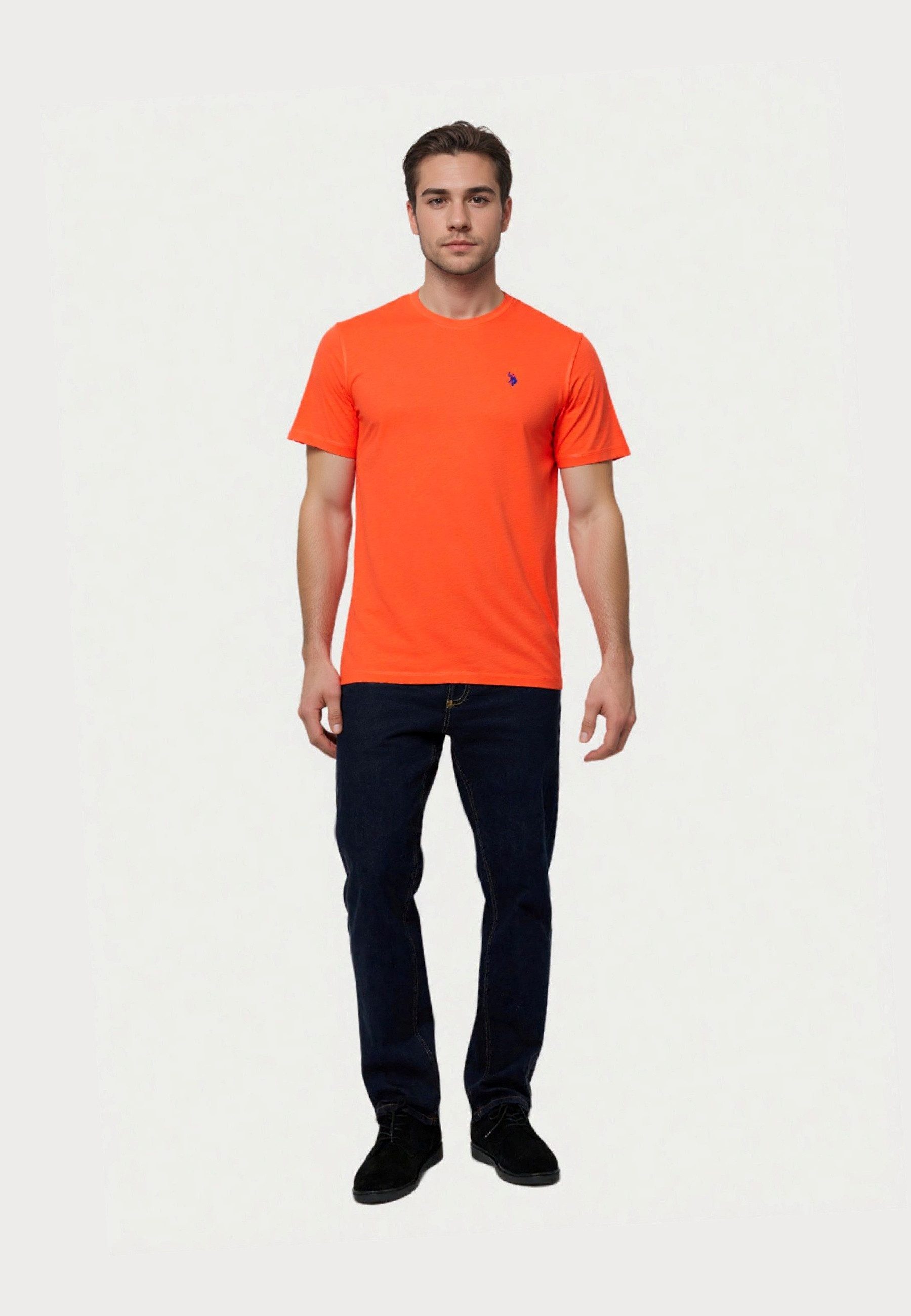 U.S. Polo Assn. T-Shirt T-Shirt Basic Shirt R-Neck (1-tlg., 1)