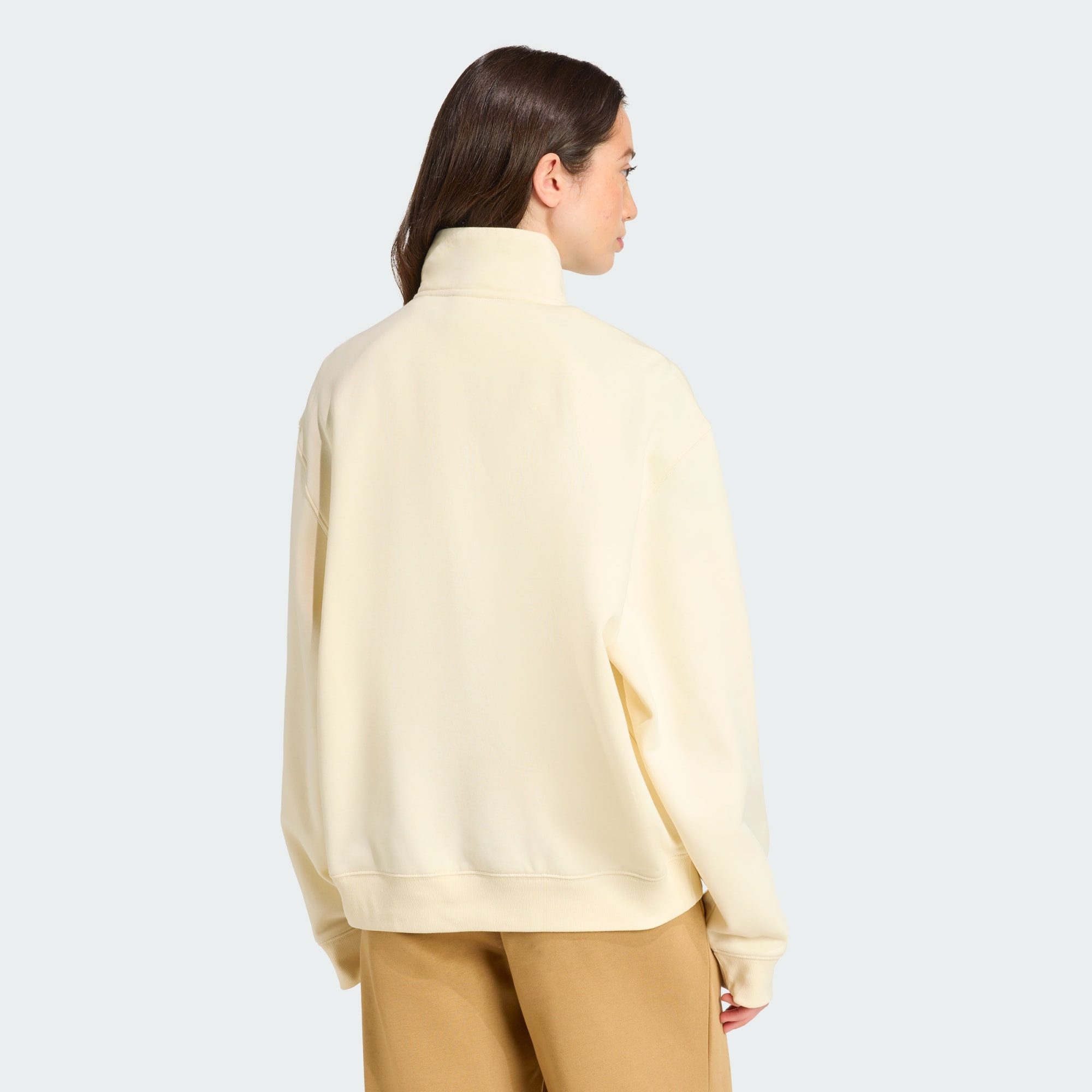 adidas Originals Sweatshirt ESSENTIALS LINEAR QUARTER-ZIP günstig online kaufen