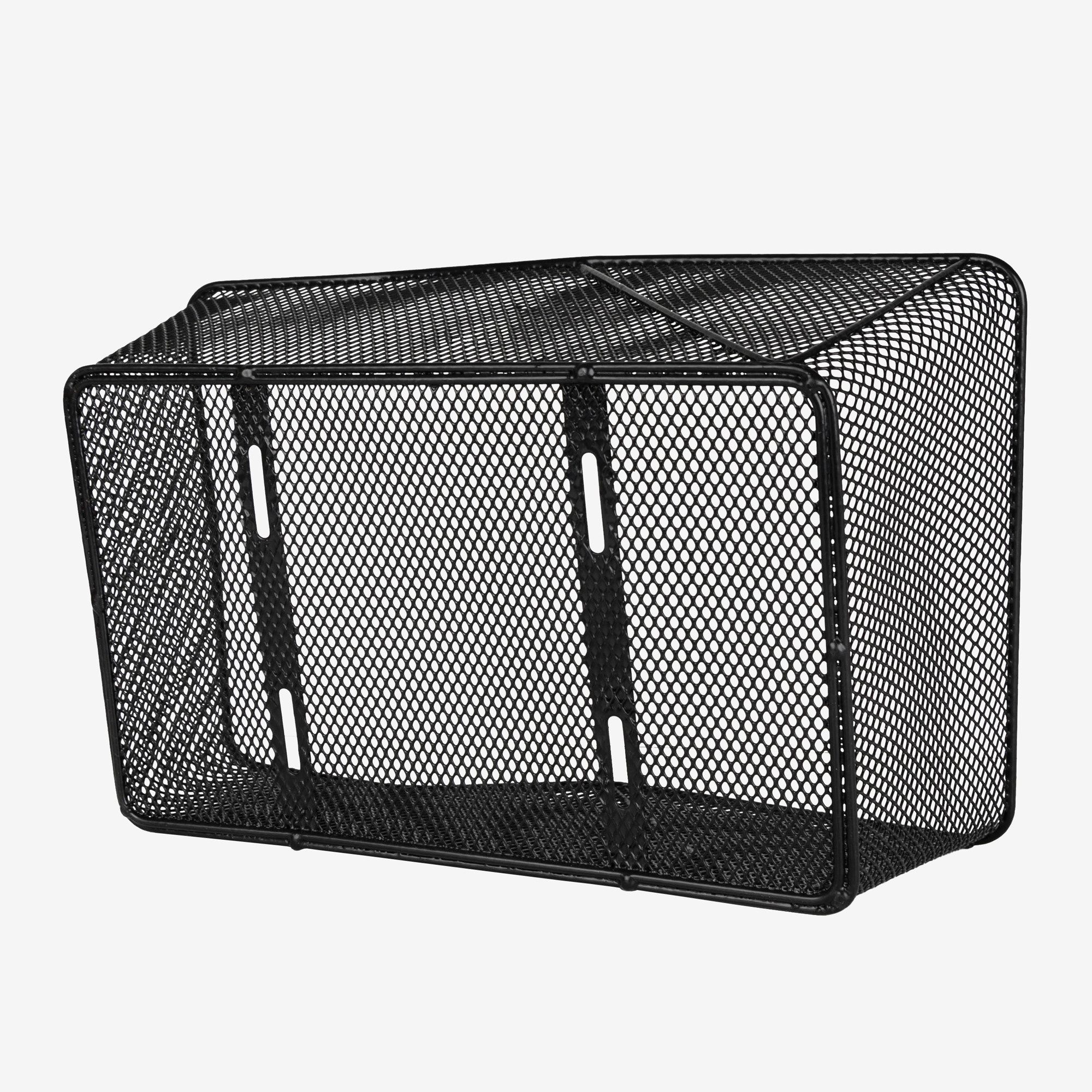 laio Fahrradkorb hinten aus Draht inkl. Befestigungsmaterial Schwarz günstig online kaufen