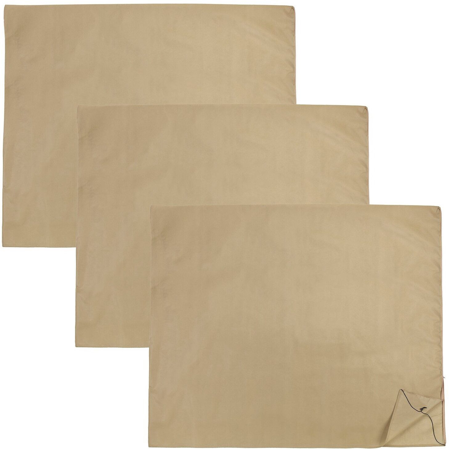 Maximex Winterschutzhaube Pflanzenschutz-Vlies, 80x60 cm (Set, 3-St), reißfestes Vlies, mit Reißverschluss und Zugband, BxH: 30x40 cm