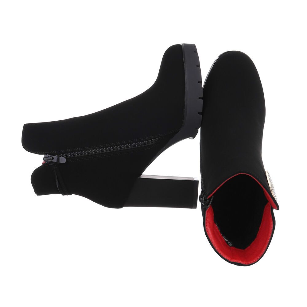 Ital-Design Damen Freizeit High-Heel-Stiefelette (87108572) Blockabsatz Hig günstig online kaufen