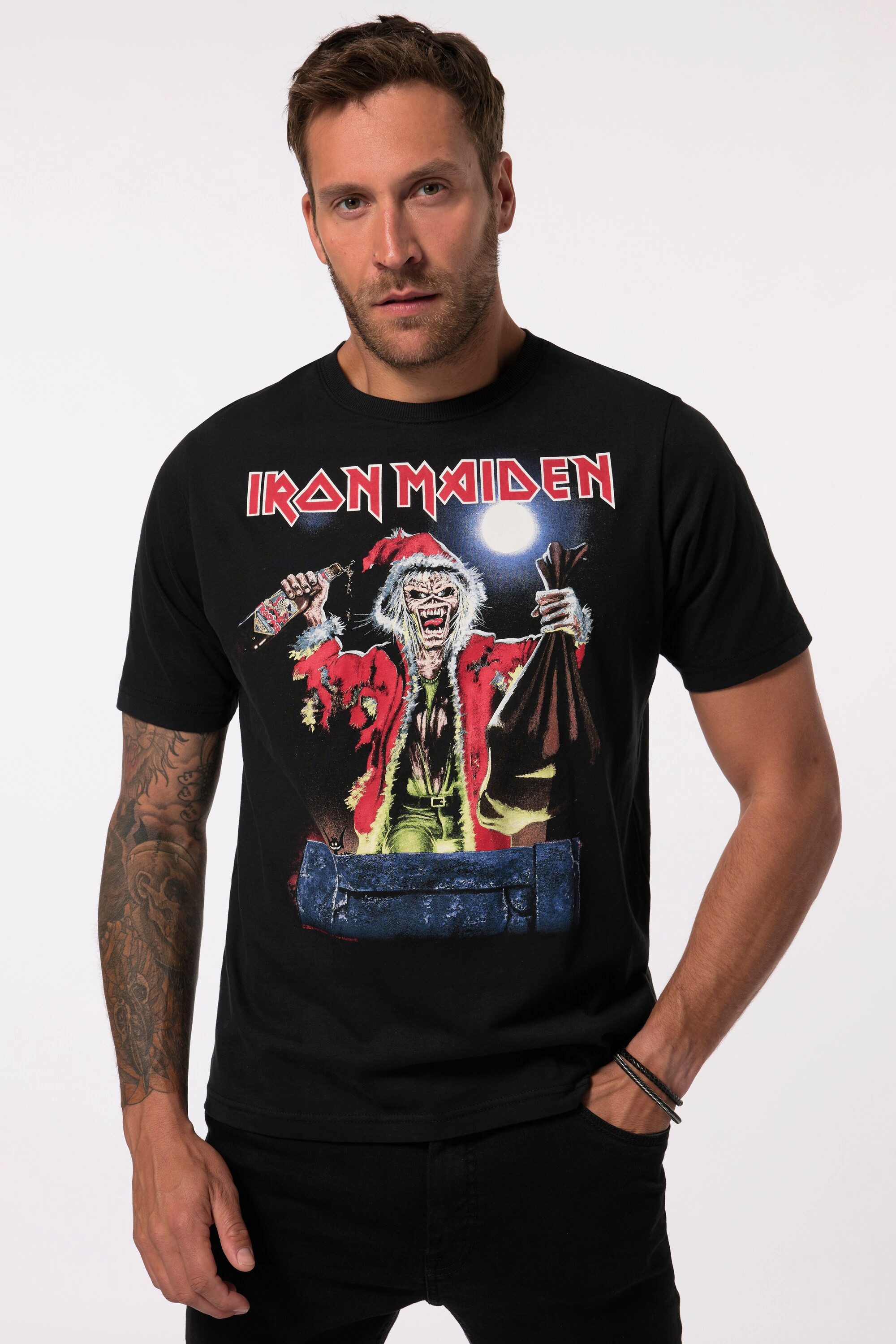JP1880 T-Shirt JP1880 T-Shirt Bandshirt Iron Maiden Weihnachten