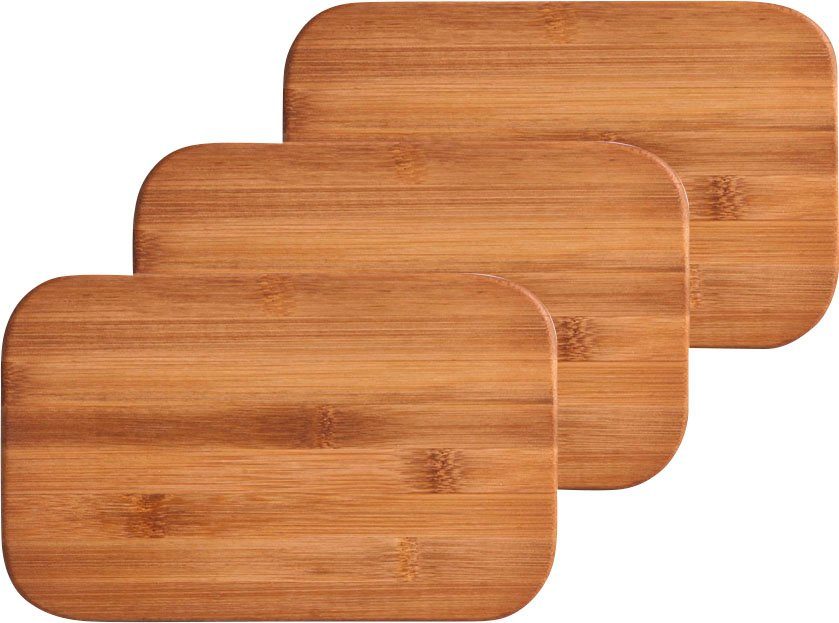 Zeller Present Schneidebrett »Bamboo«, Bambus, (Set, 3St) online