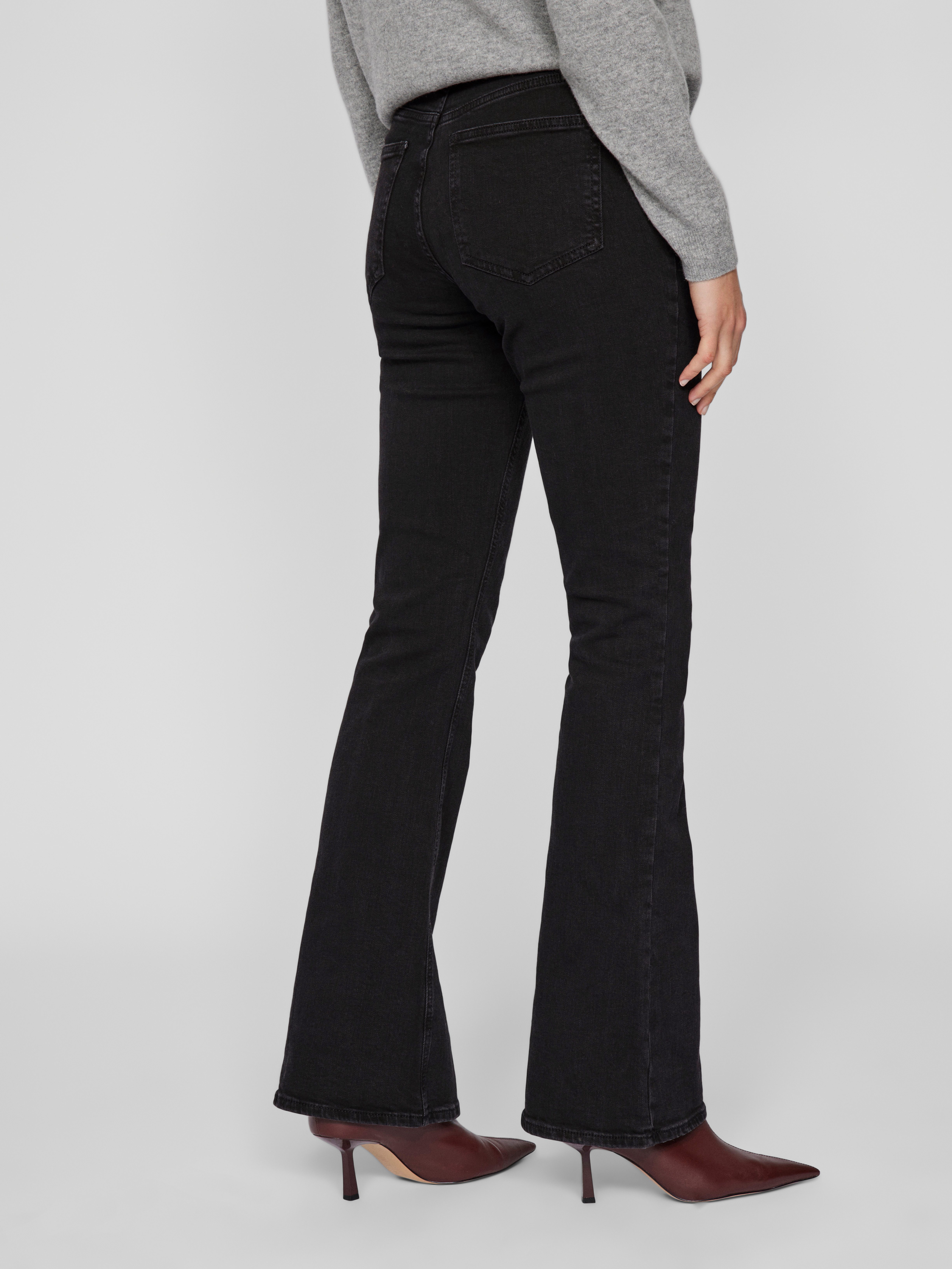 Vila Bootcut-Jeans VIBETTY RW FLARED JEANS BLK OSC221-NOOS – Bild 2 von 5