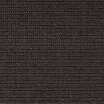 Sisalteppich Havanna Schwarz, Teppich in verschiedenen Größen, Teppichläufer, Karat, rechteckig, Höhe: 6 mm, Mit Bordüre