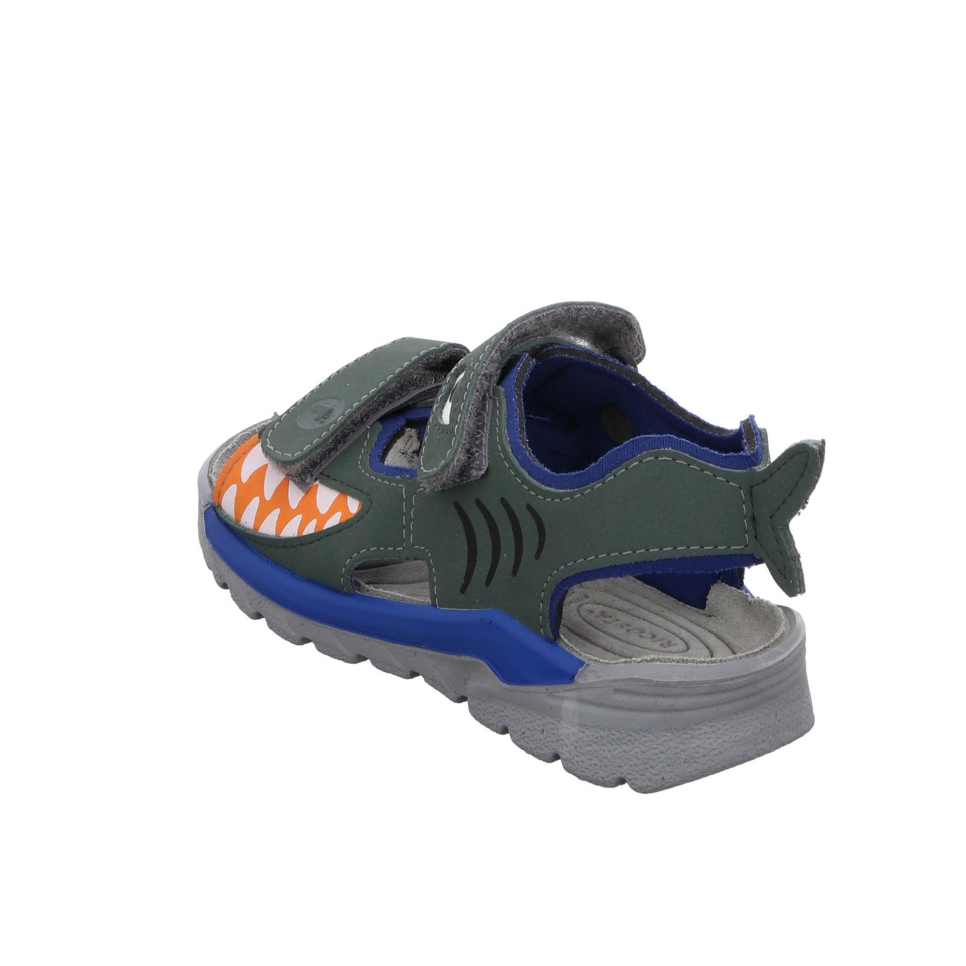 Ricosta Jungen Sandalen Schuhe Shark grün Sandale Textil Kinderschuhe Sandale