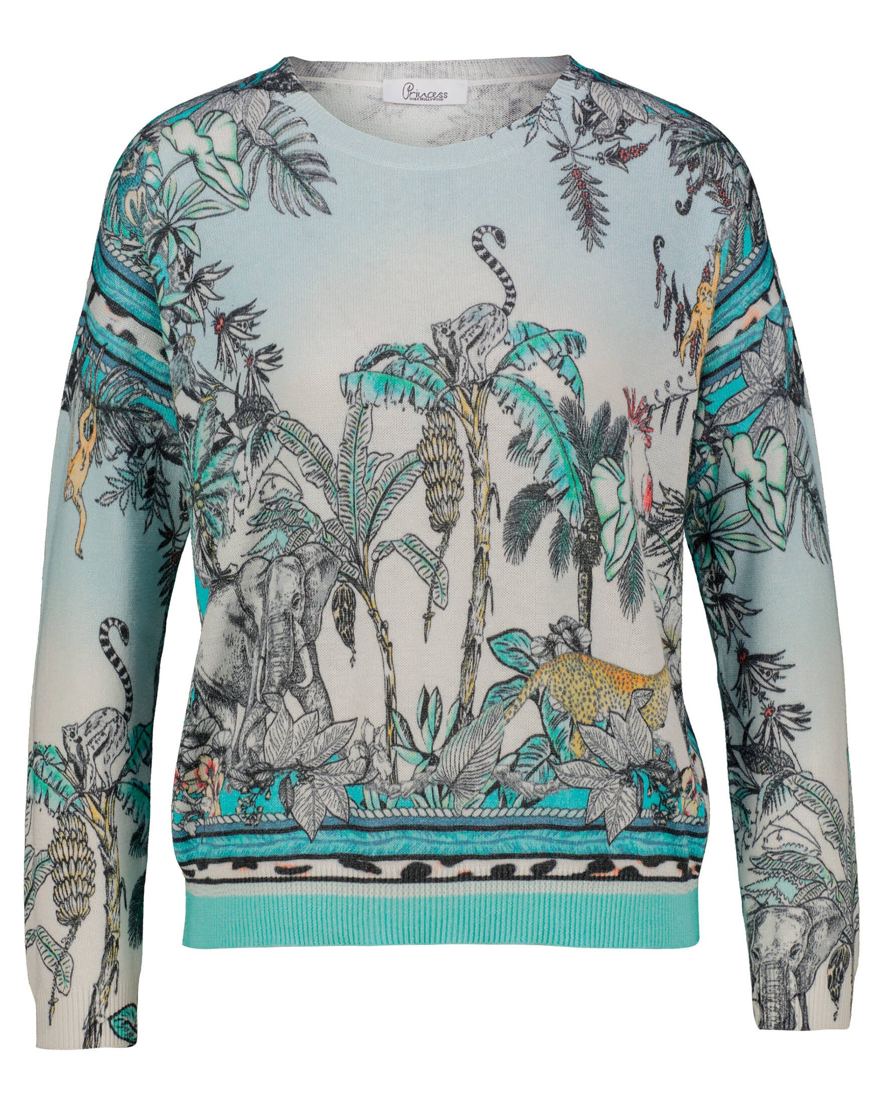 Princess goes Hollywood Strickpullover Damen Strickpullover JUNGLE (1-tlg)