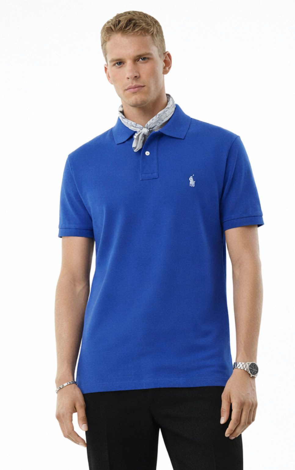 Polo Ralph Lauren Poloshirt Herren Hemd Baumwoll-Piqué Classic Comfort Fit Größere Passform Sofortige Authentifizierung über das Ralph Lauren-System möglich