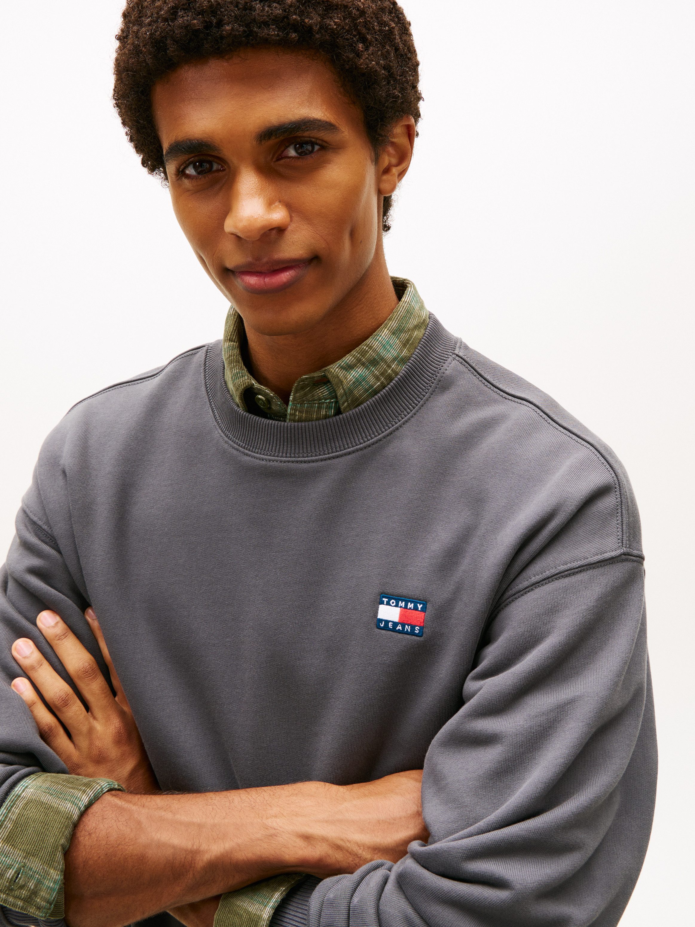 Tommy Jeans Sweatshirt TJ BADGE CREW unisex, relaxed fit