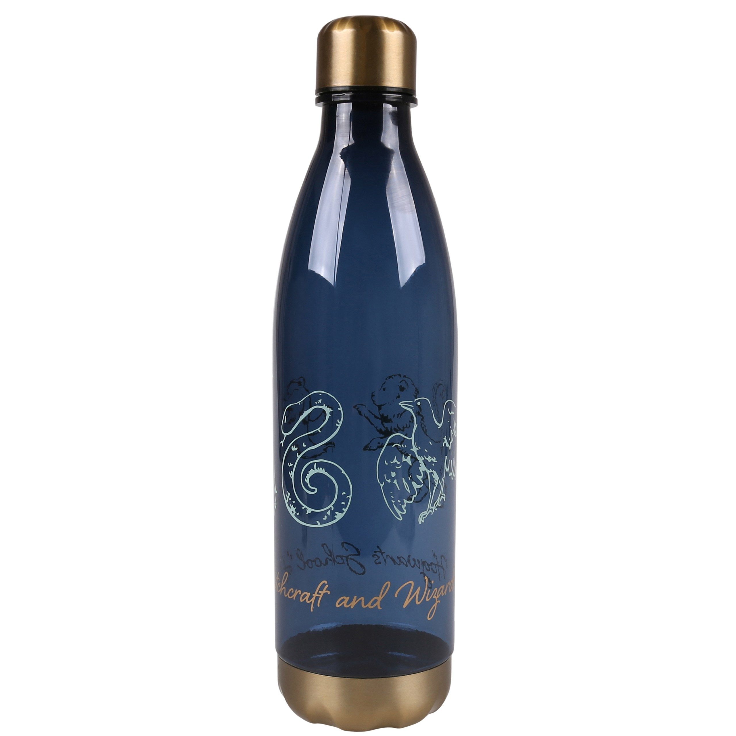 Harry Potter Feldflasche Harry Potter Hogwarts Trinkflasche aus Kunststoff, transparent 1L