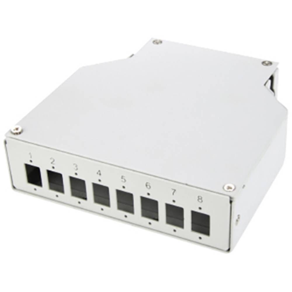 Hutschienen Spleißbox für 8 LC/DX Kupplunge Netzwerk-Patch-Panel