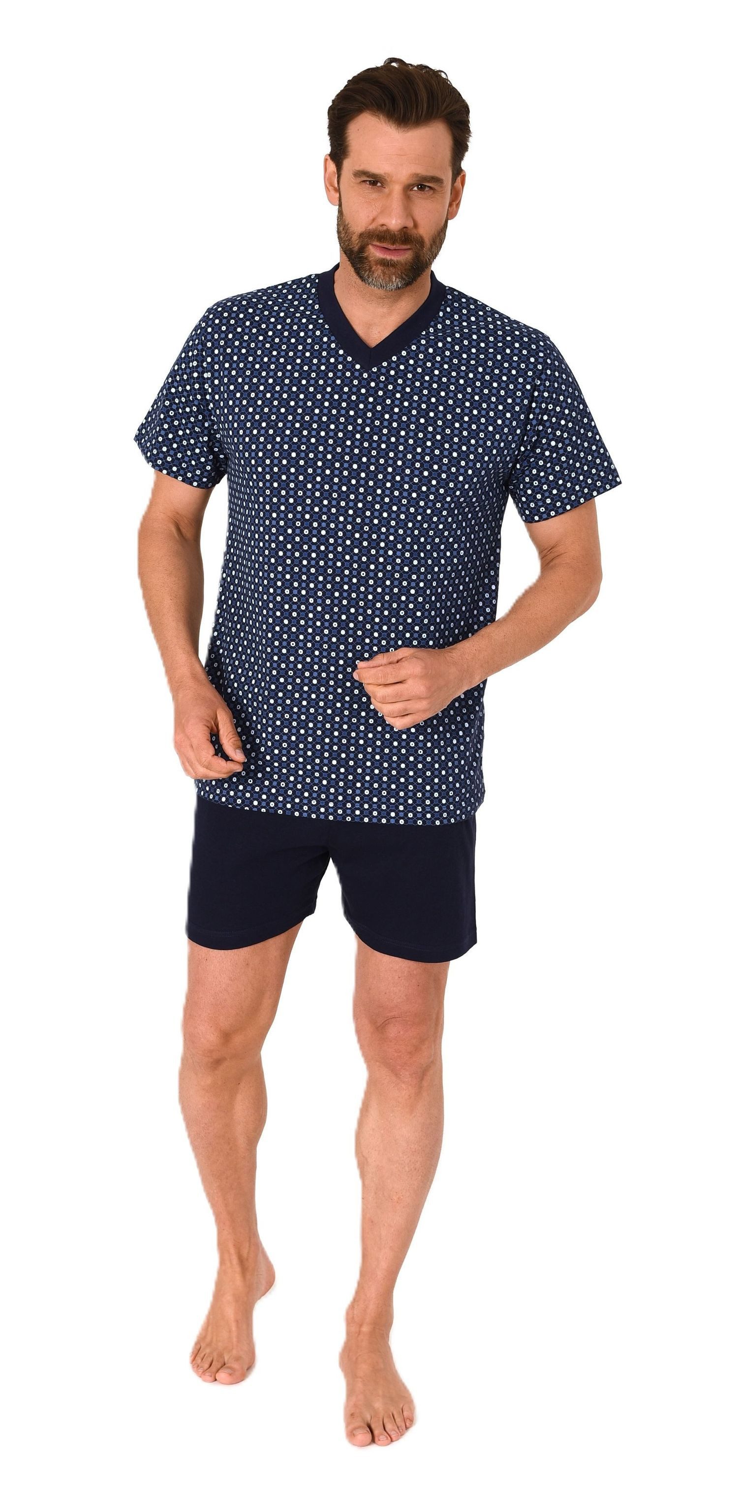 Normann Pyjama Herren kurzarm Schlafanzug Shorty günstig online kaufen