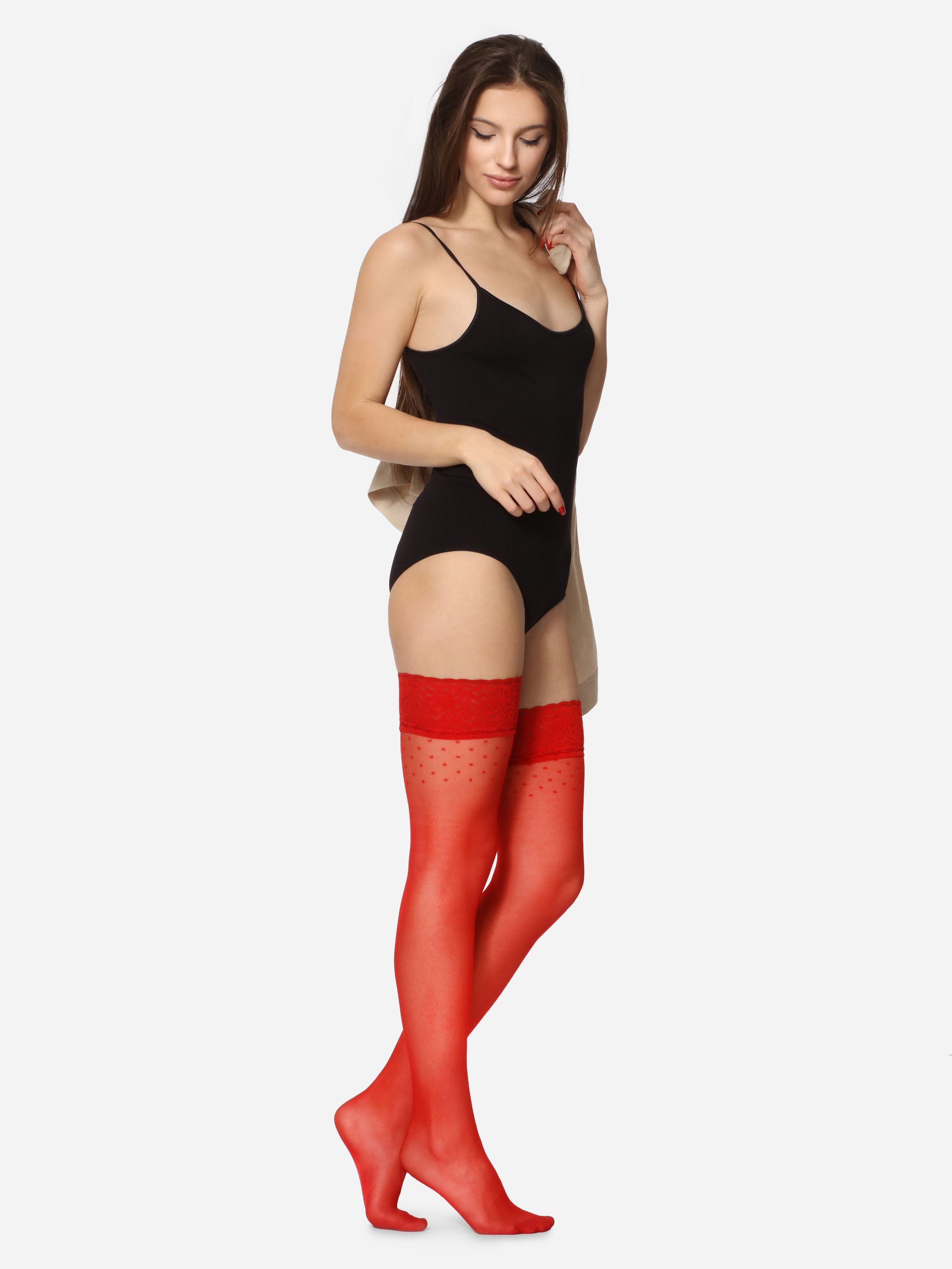 Merry Style Halterlose Strümpfe Damen Halterlose Strümpfe 20 DEN GI1108
