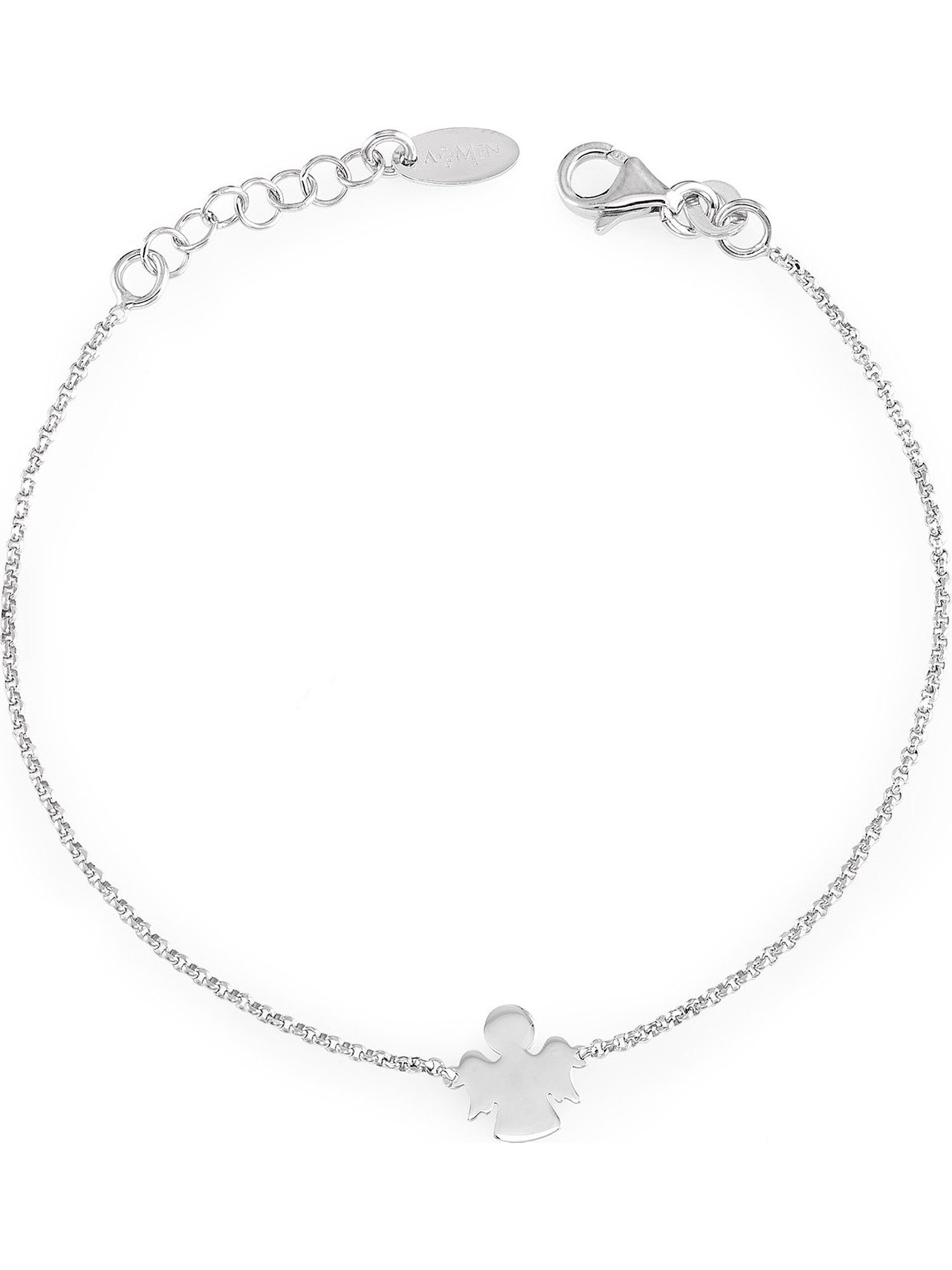 Amen Silberarmband Amen Damen-Armband 925er Silber Engel, Klassisch