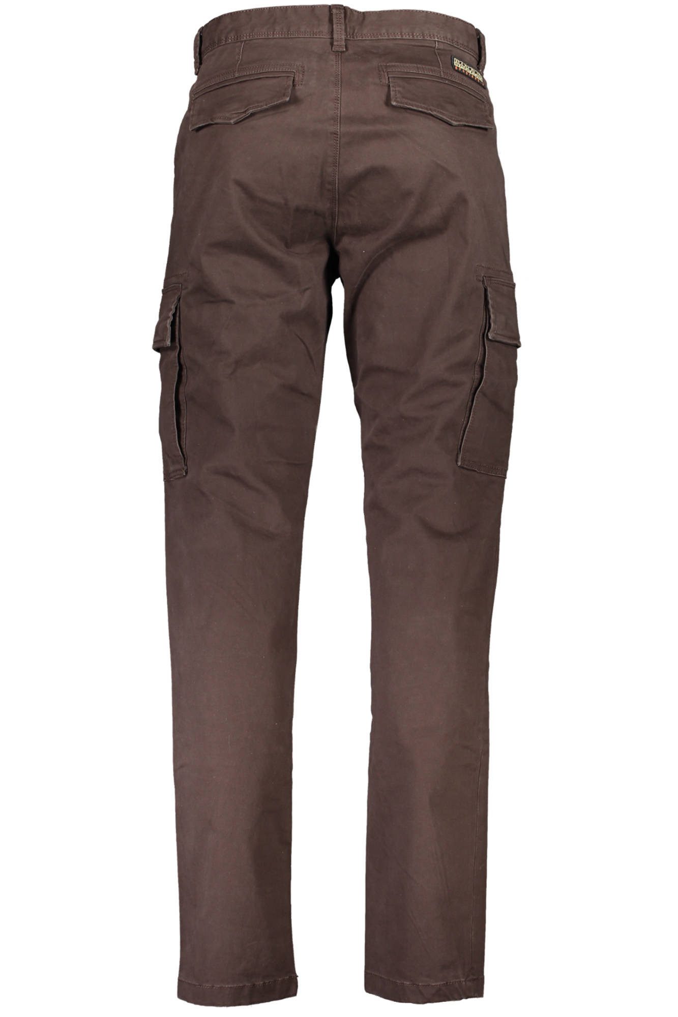 Napapijri 5-Pocket-Hose Stylische braune Herrenhose mit 4 Taschen, Knopf & Reißverschluss