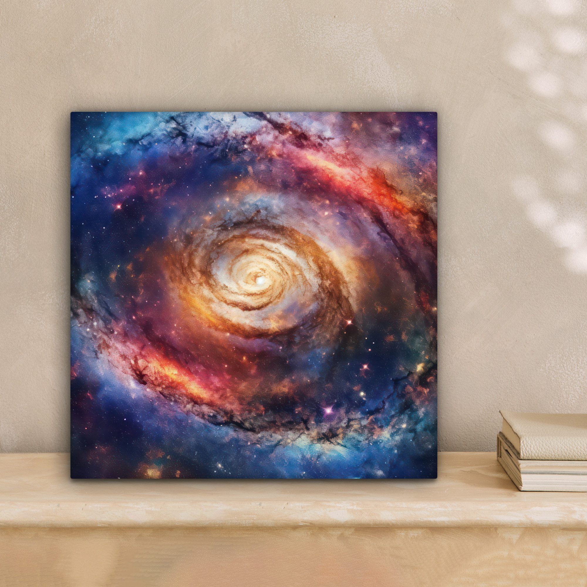 OneMillionCanvasses® Leinwandbild Milchstraße - Neon - günstig online kaufen