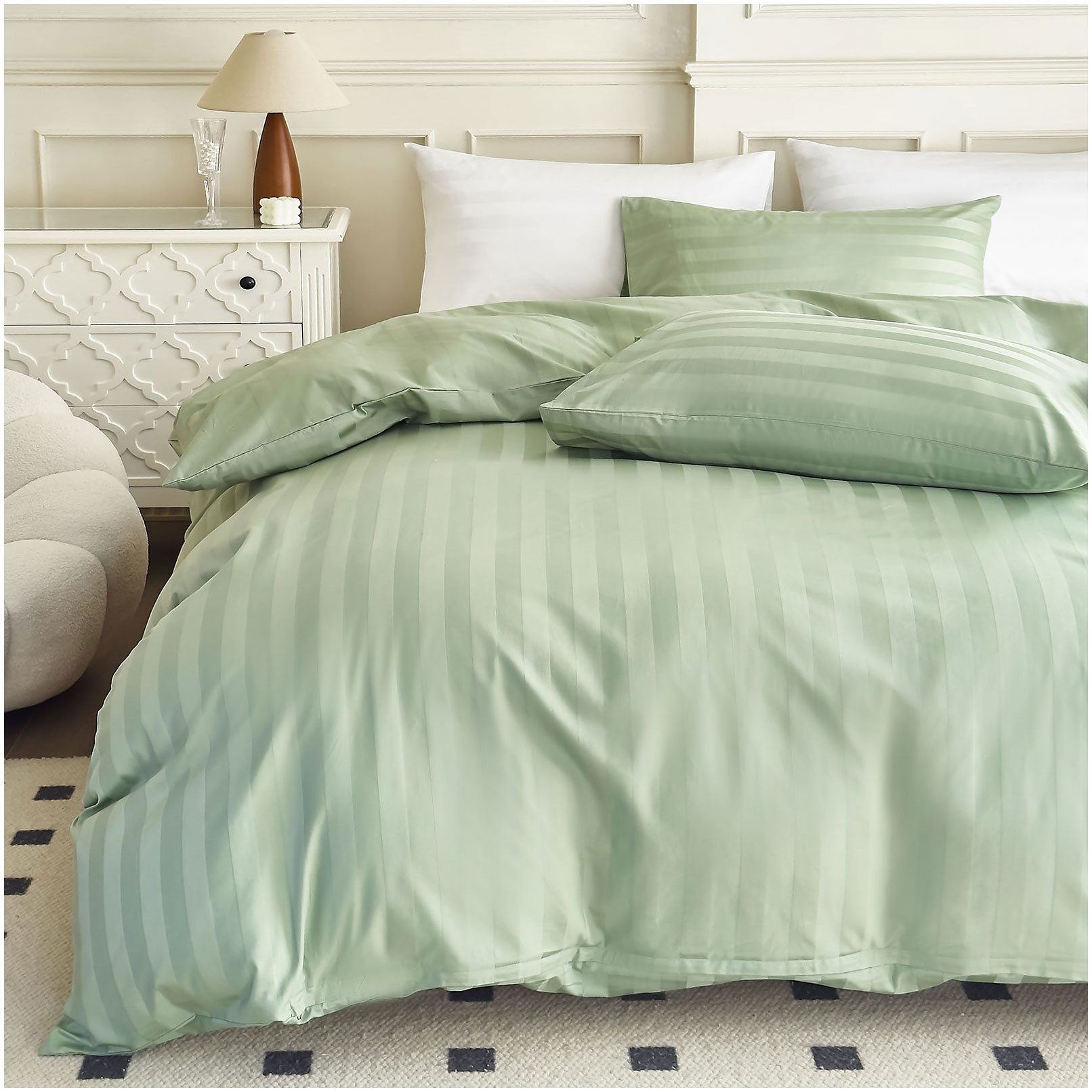 KEAYOO Bettwäsche Satin Bettwäsche, 2 teilig, günstig online kaufen