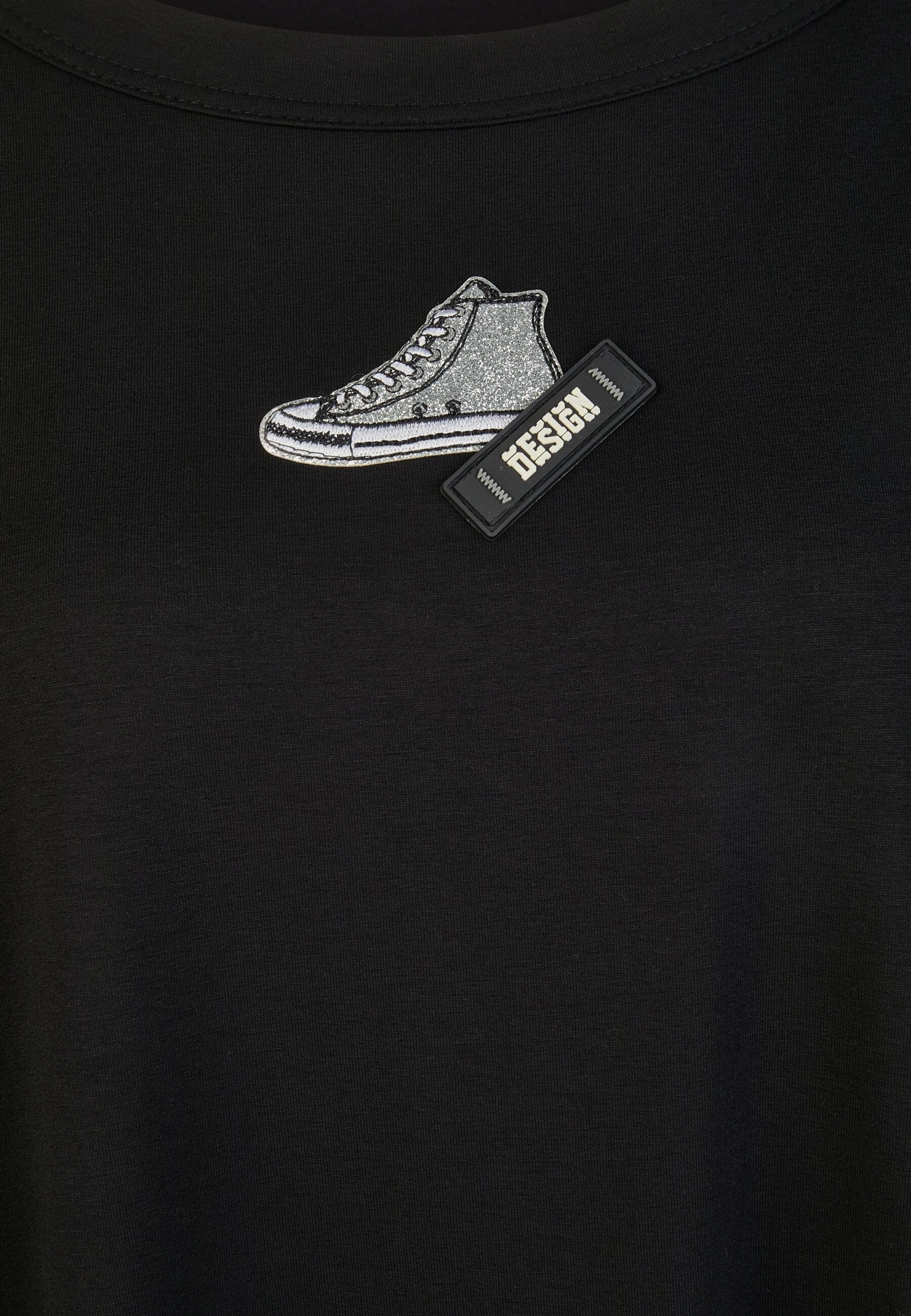 Doris Streich Longshirt mit dekorativem Sneaker-Badge – Bild 3 von 3