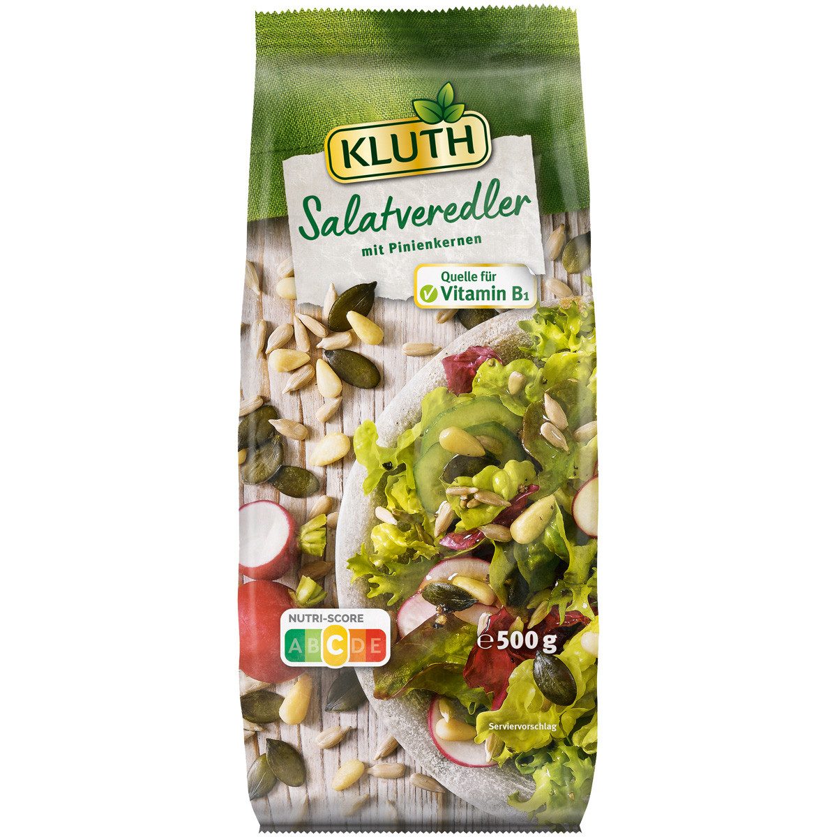 KLUTH Knabberei, Kluth Salatveredler mit Pinienkernen reich an Vitamin B1 500g