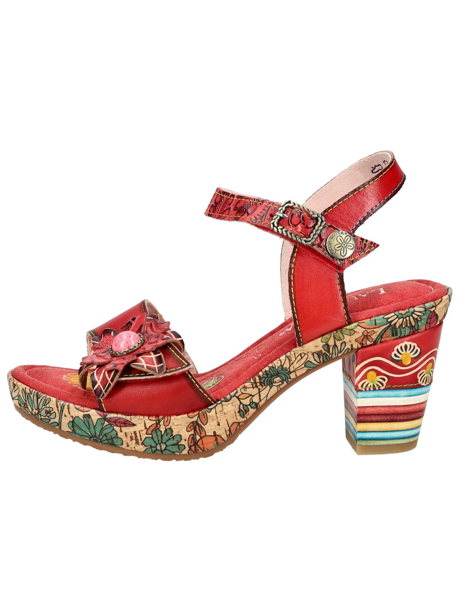 LAURA VITA LAURA VITA Sandalen Leder High-Heel-Sandalette