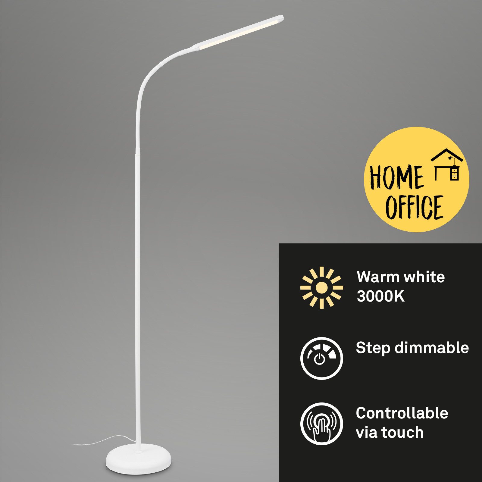 Briloner Leuchten Stehlampe Stehleuchte PIVAZ – Bild 4 von 5