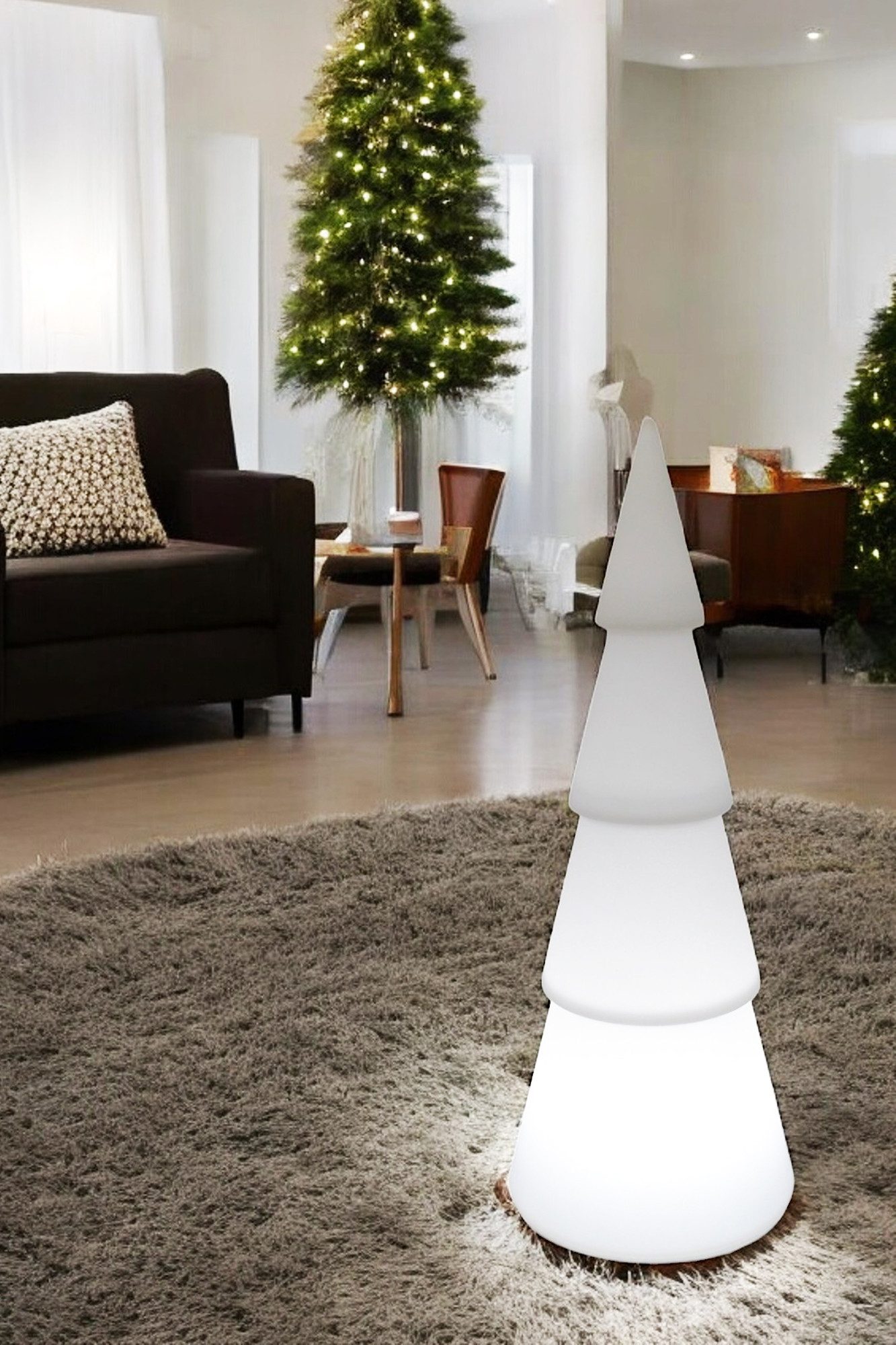 Arnusa LED Dekolicht Weihnachtsbaum Motiv Stehlampe RGB Farbwechsel, Farbwechsel, LED fest integriert, Warmweiß, Kaltweiß, Farbwechsler, Weihnachtsbeleuchtung modern