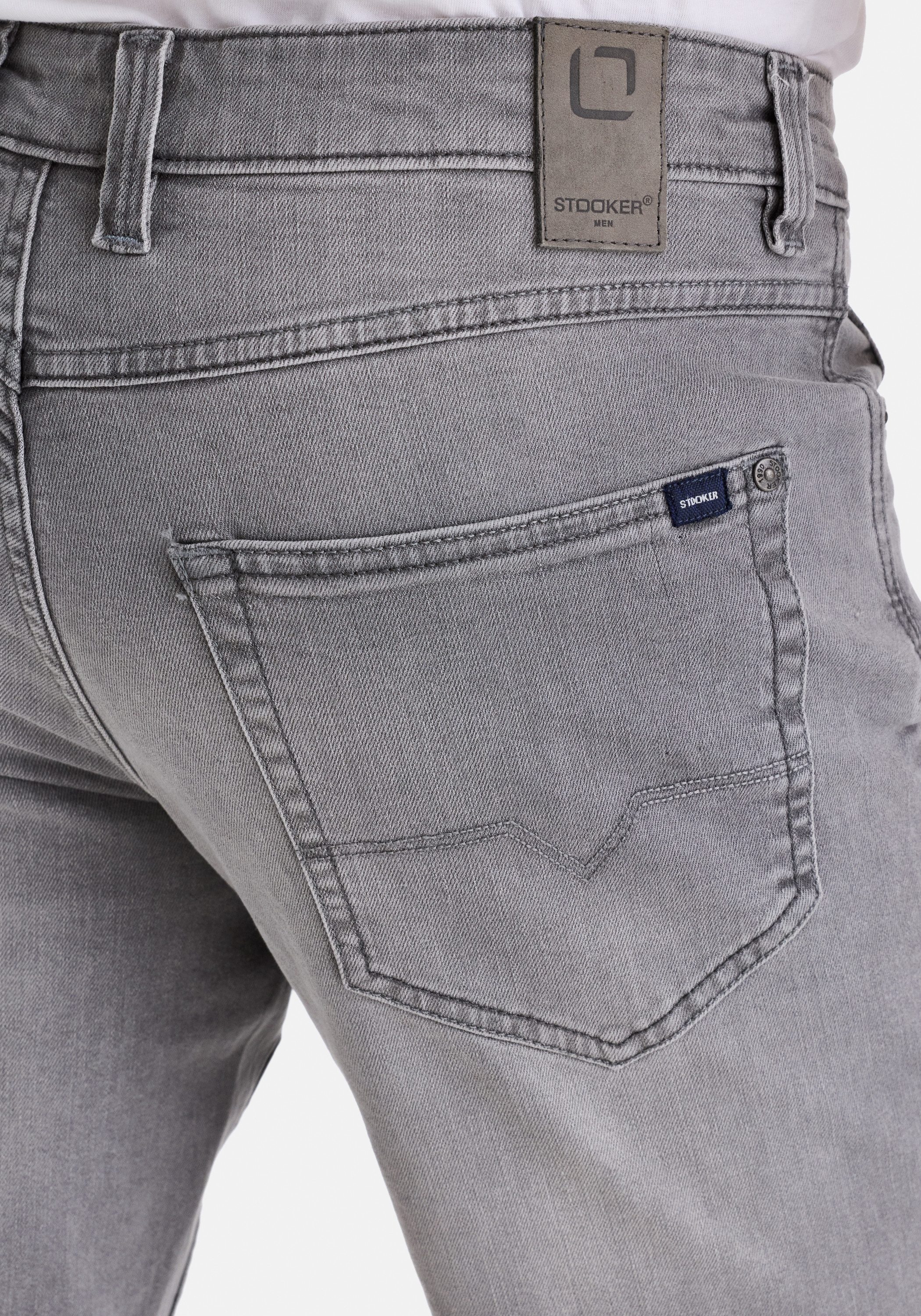 Stooker Men Bermudas 5-Pkt Style Summer Denim Bermudas Sommer Straight Fit Casual Stretchdenim für Herren – Bild 3 von 4