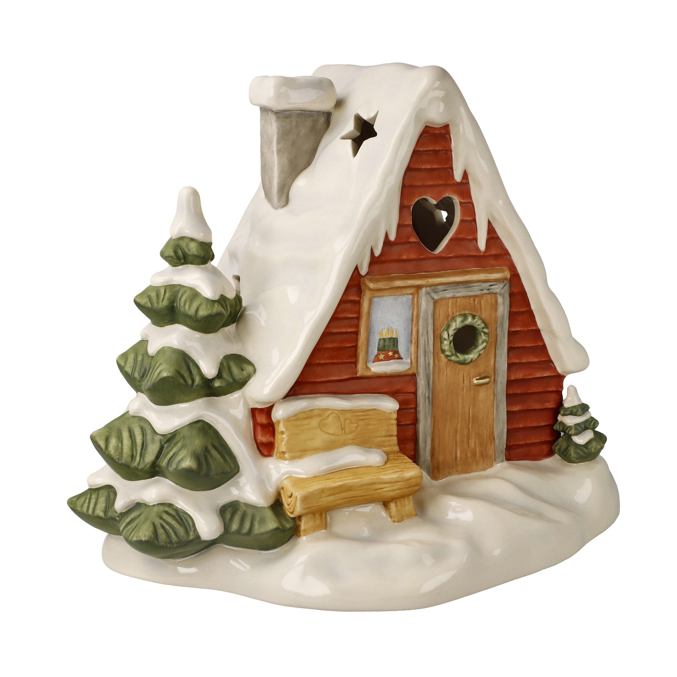 Goebel Weihnachtsfigur Goebel Im Winterwald Berghütte günstig online kaufen